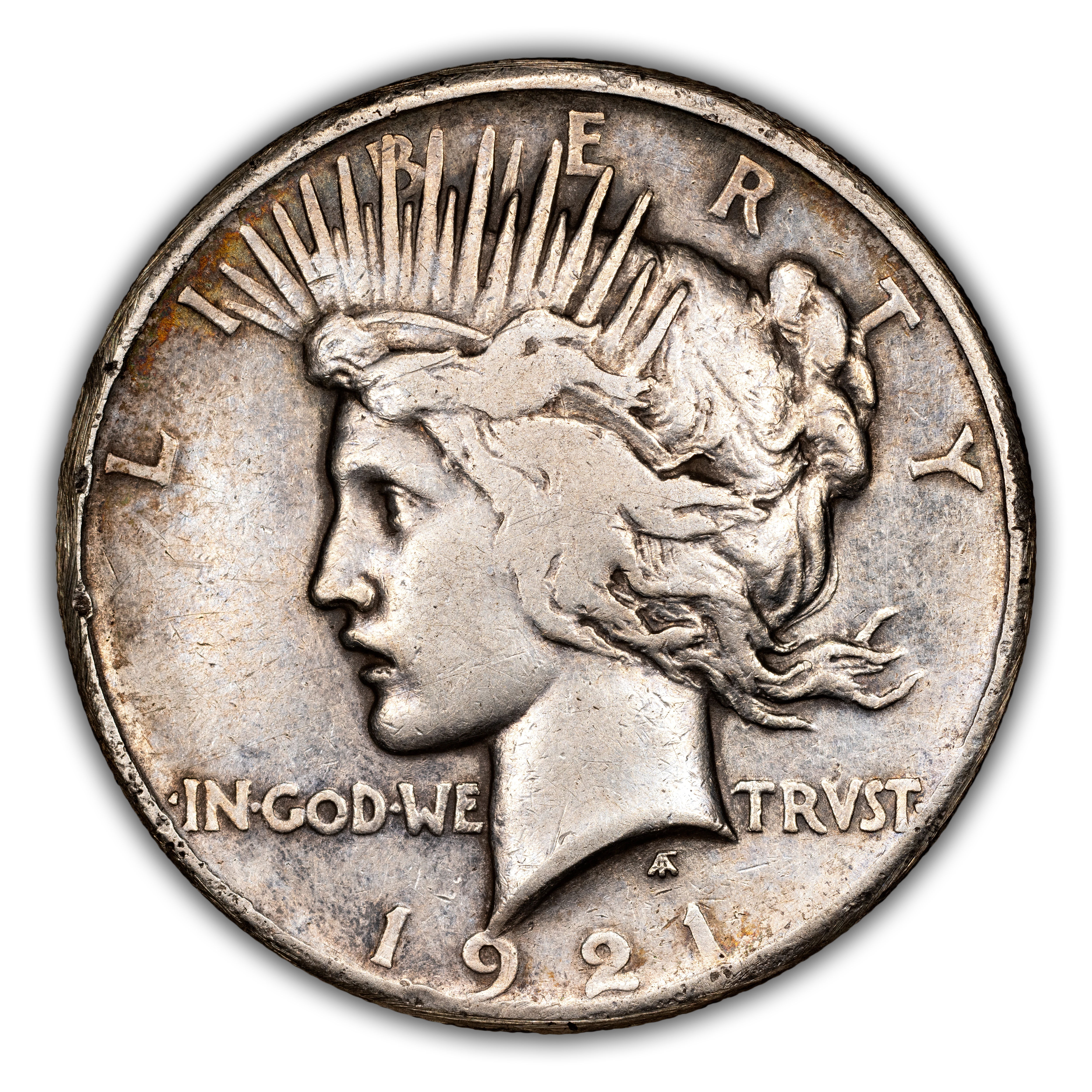 1921 $1  Peace, High Relief MS thumbnail 4