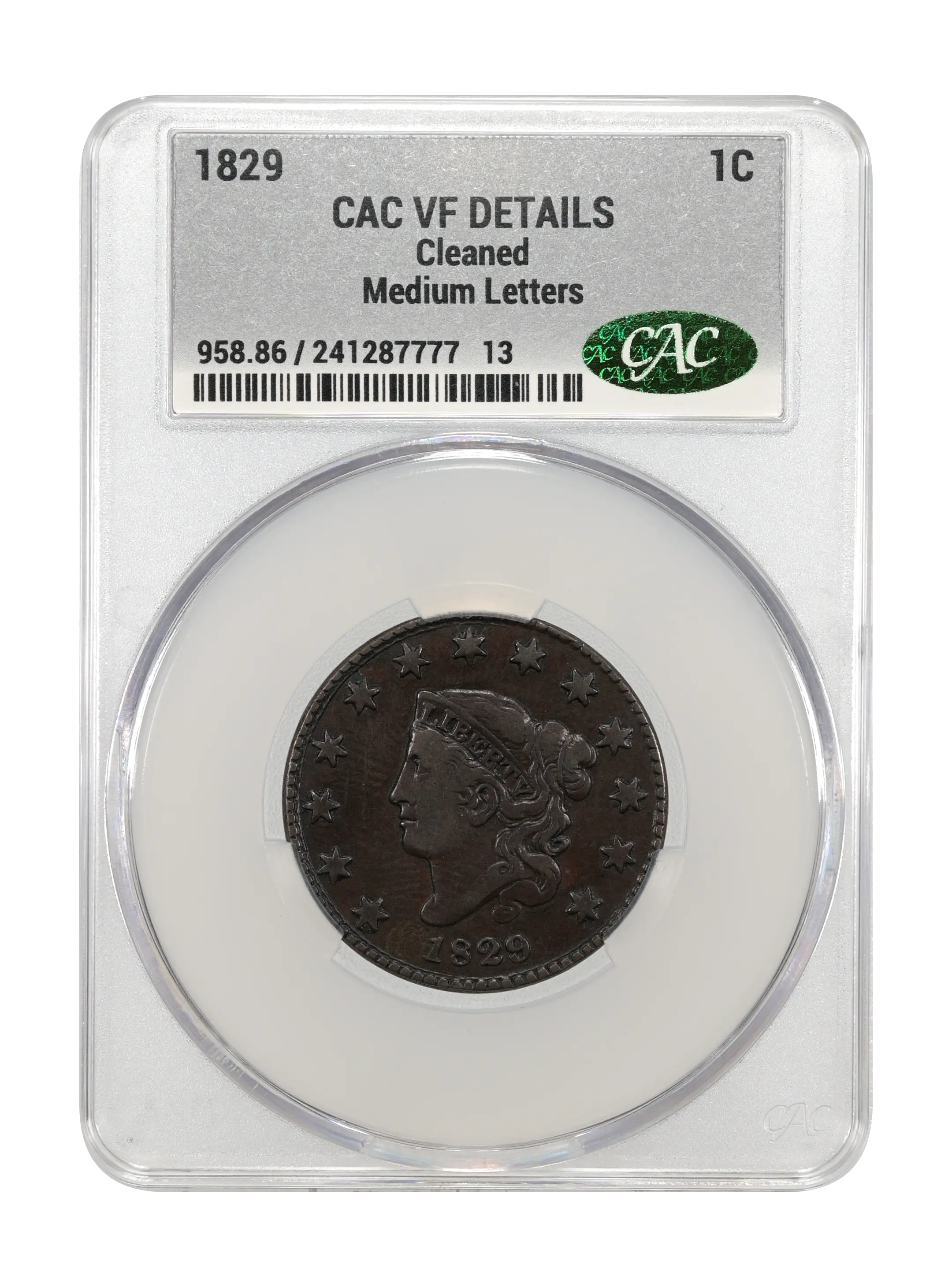 1829 1c Medium Letters MS BN VG10 BN CAC thumbnail 24