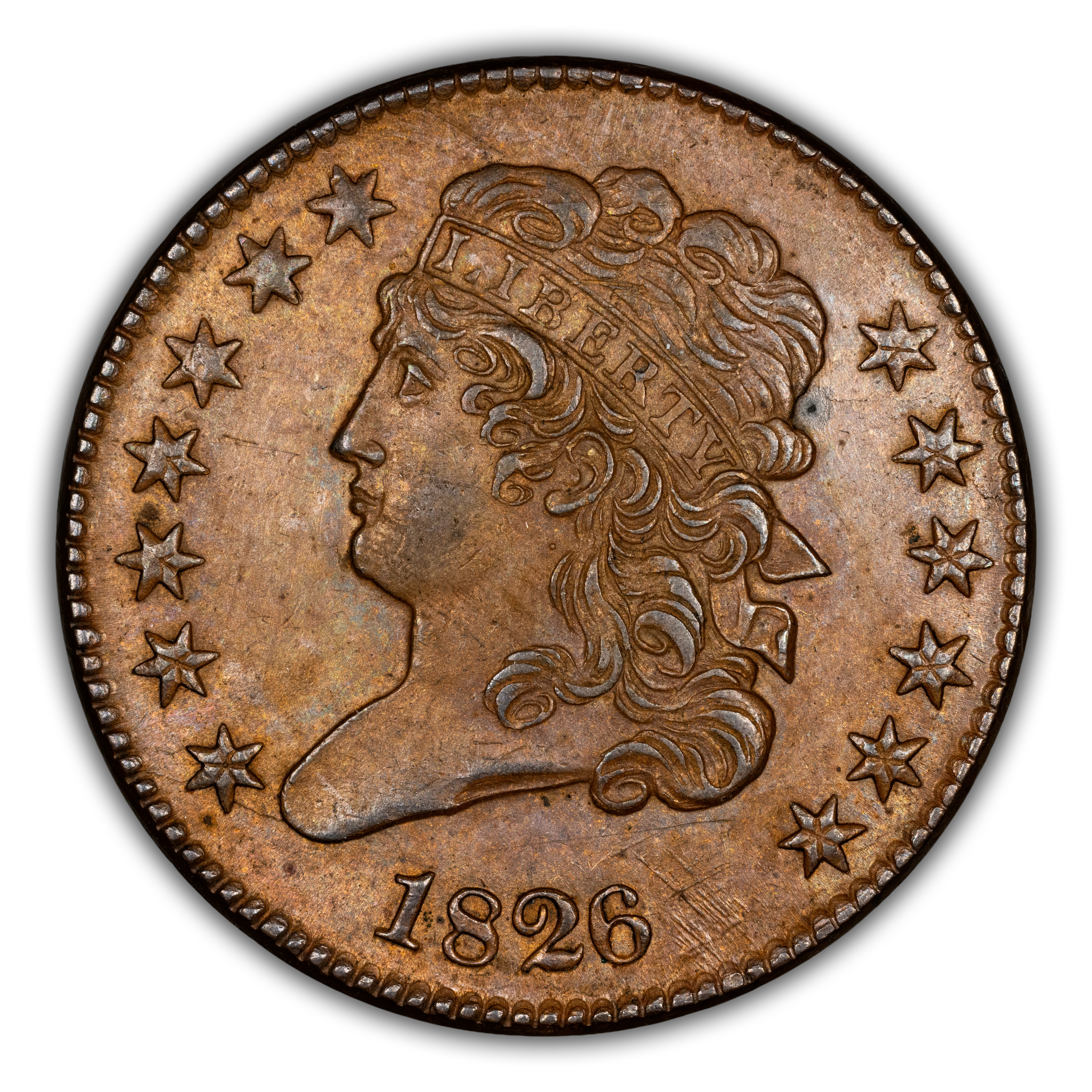 1826 1/2c MS BN thumbnail 2