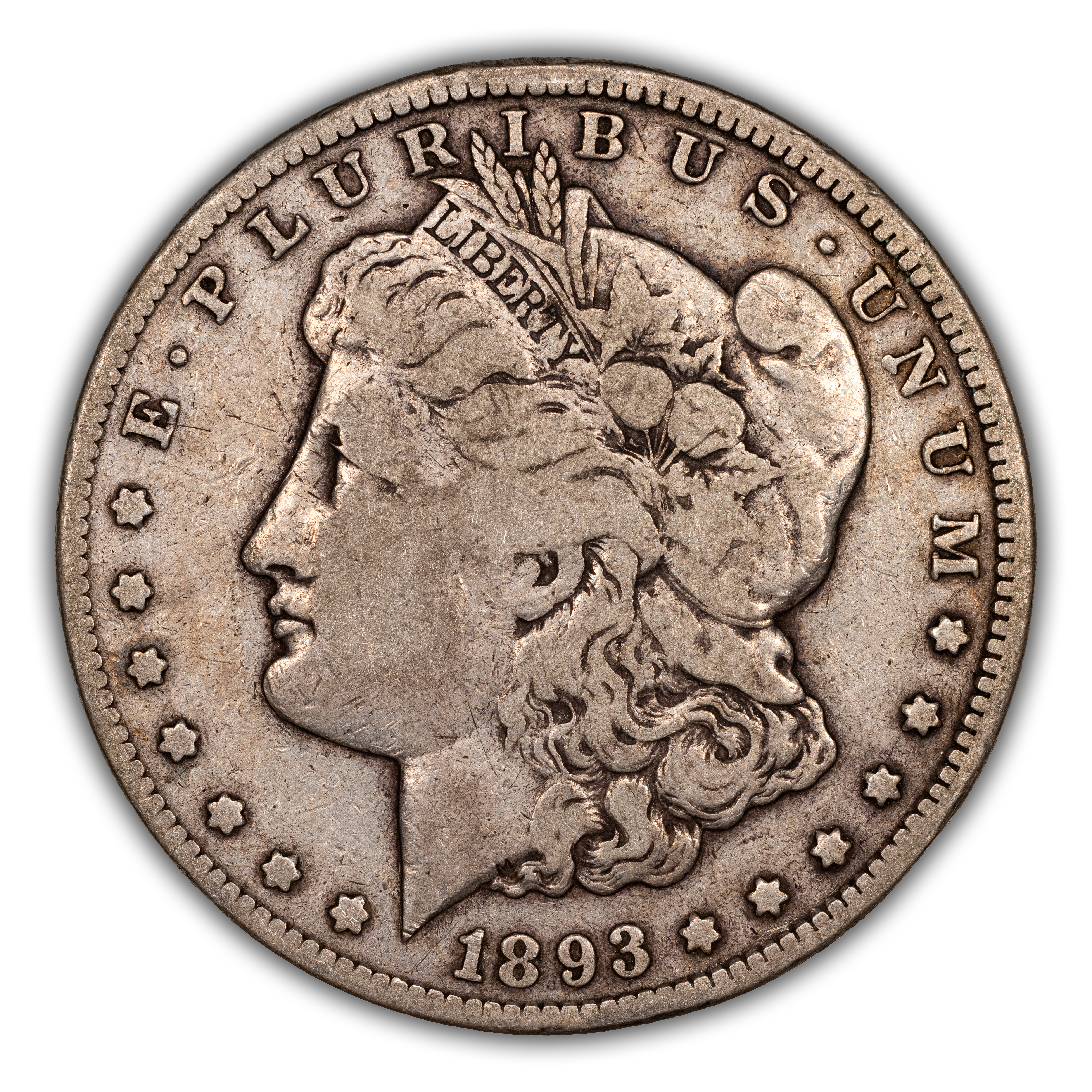 1893-CC $1  Doubled 3, Far Date, VAM-4 MS thumbnail 9