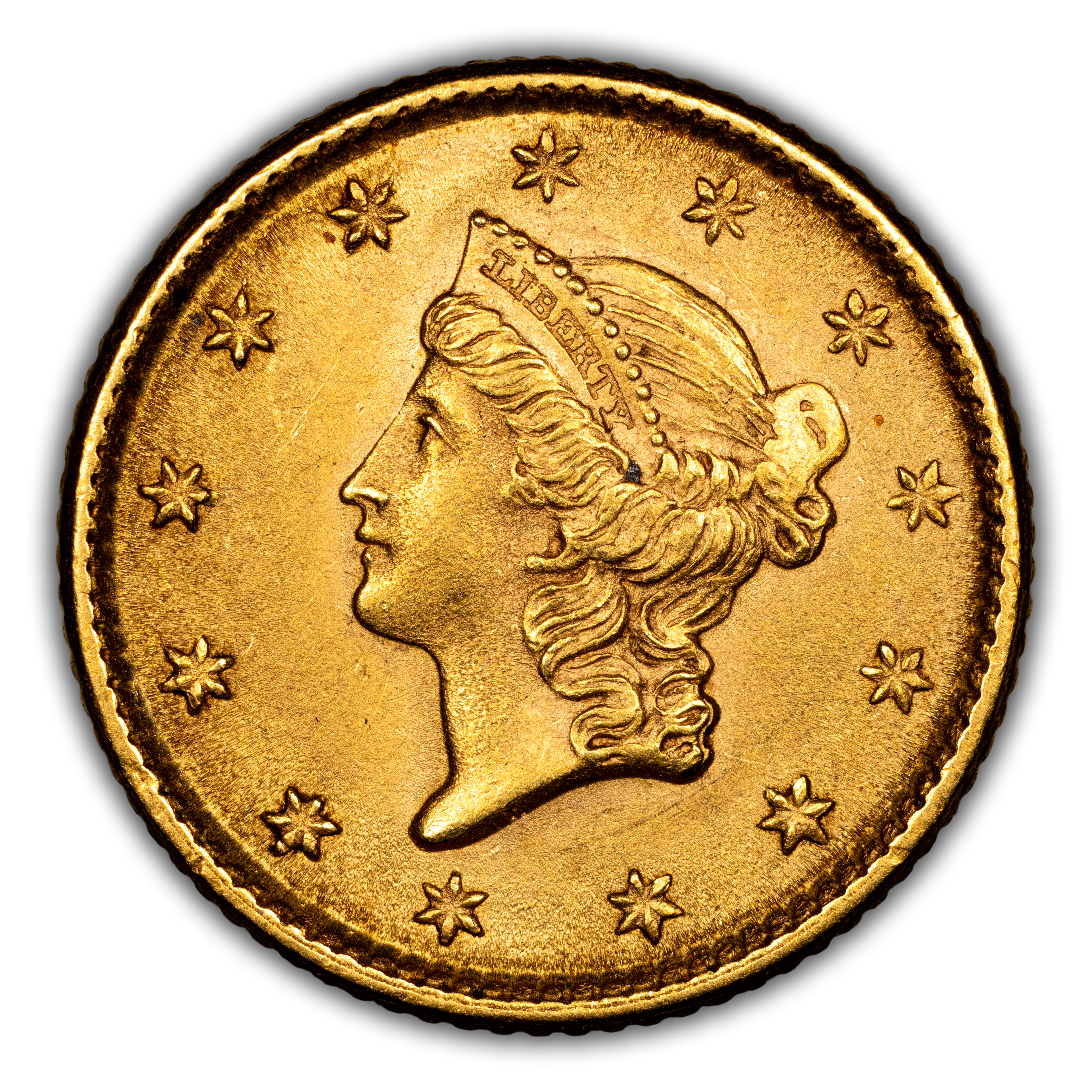 1853 G$1 MS thumbnail 5
