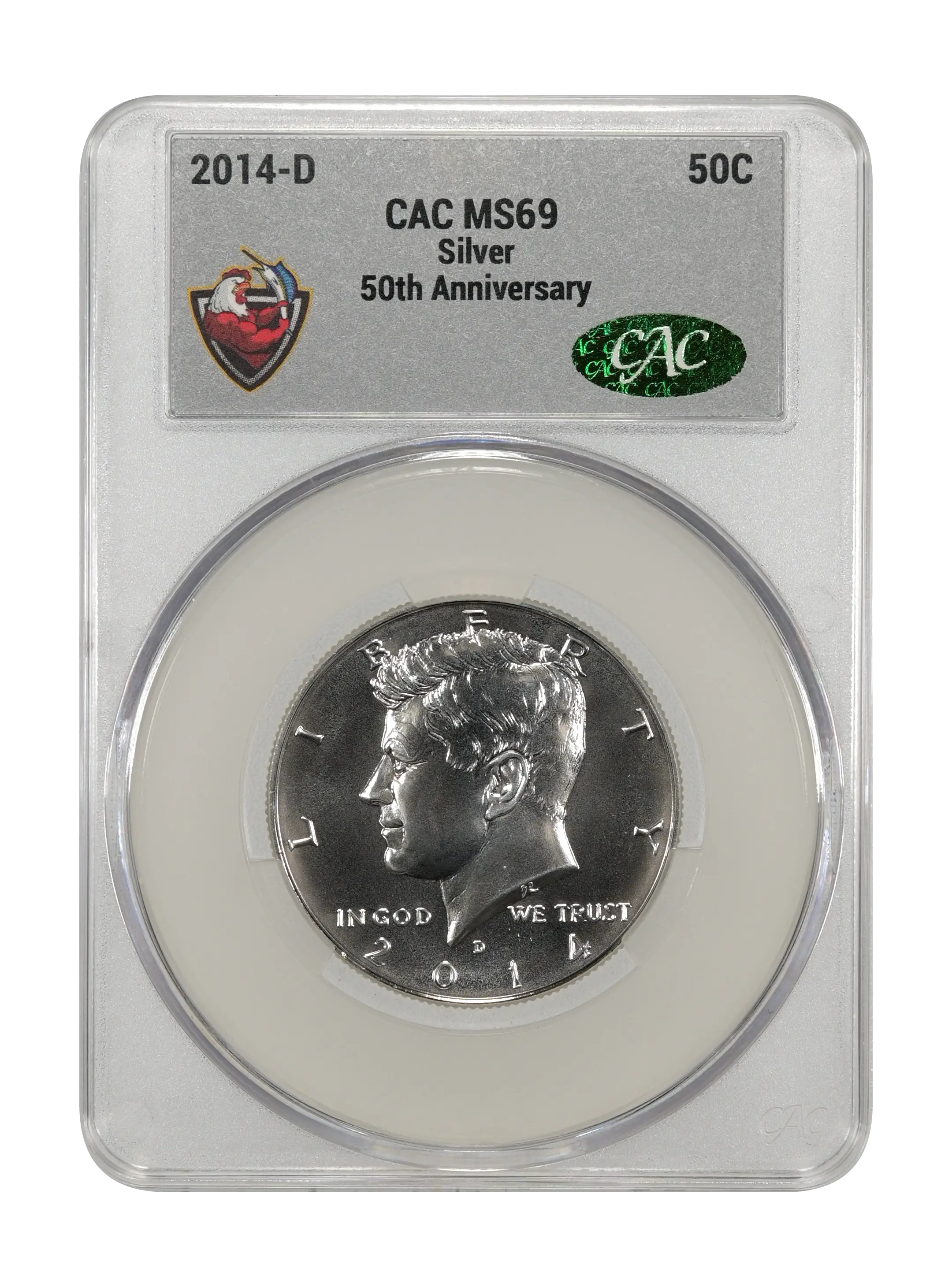 2014-D 50c Silver, 50th Anniversary MS thumbnail 5