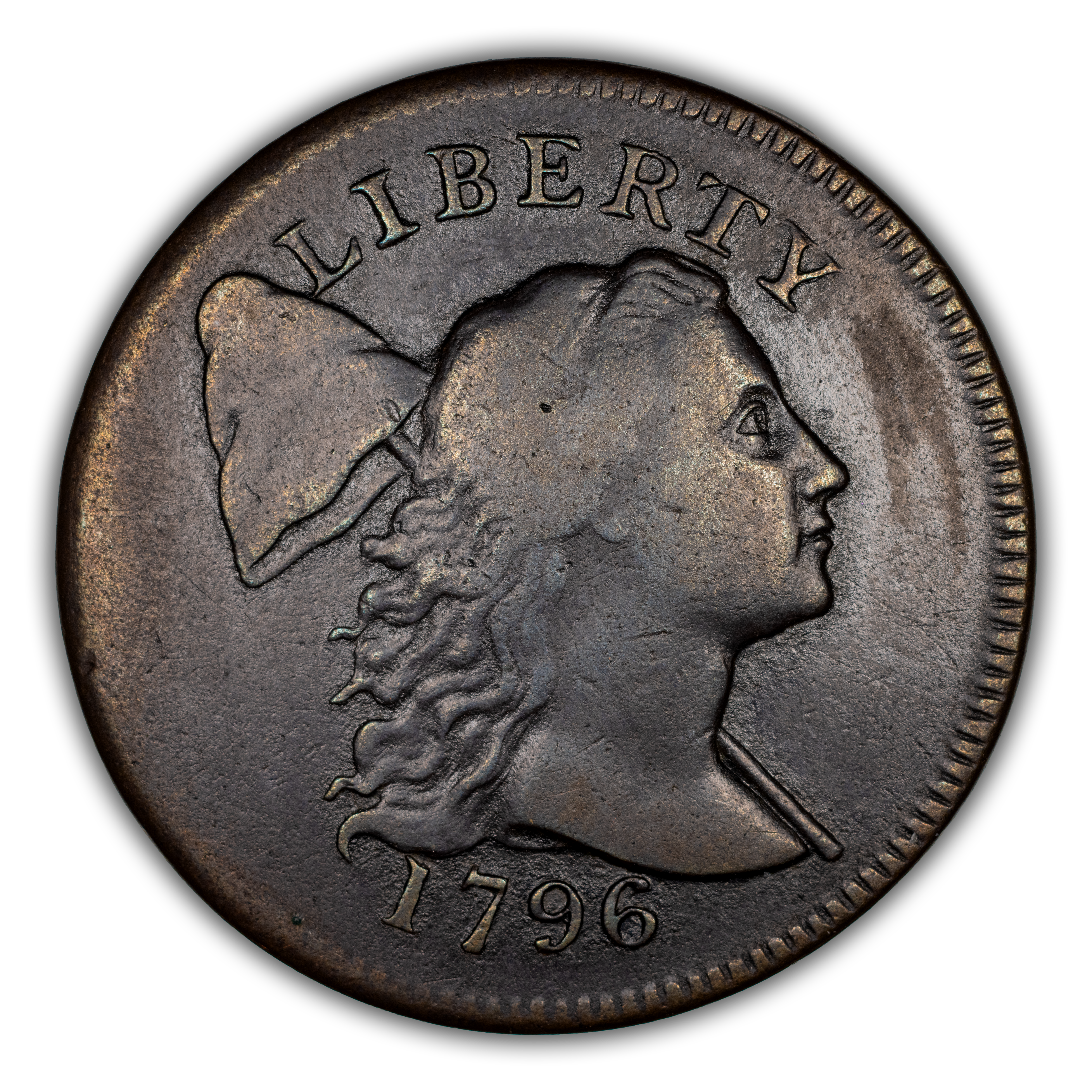 1796 1c Liberty Cap MS BN thumbnail 3