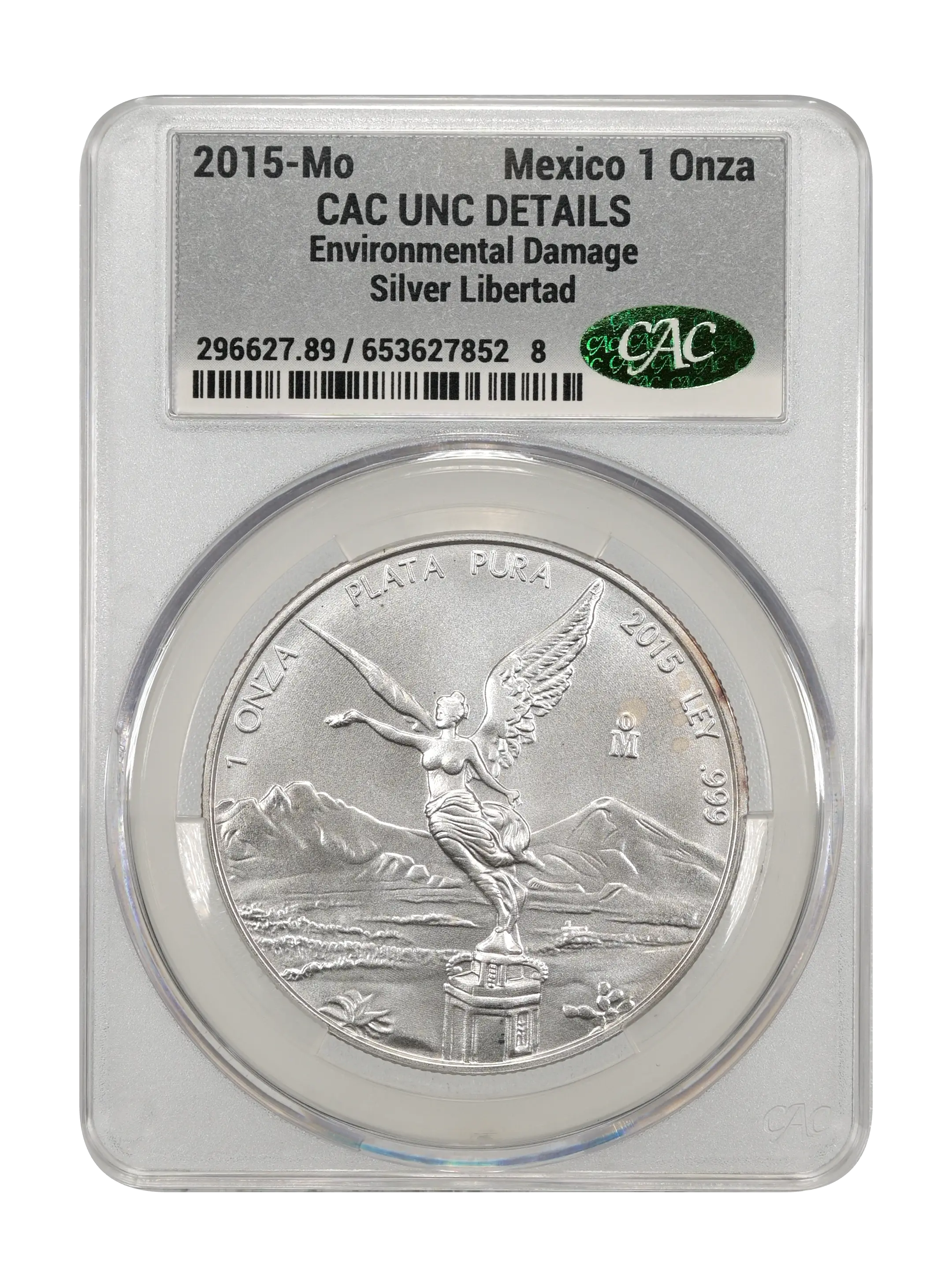 2015-Mo 1 Onza Libertad, Silver MS (KM-639) thumbnail 3