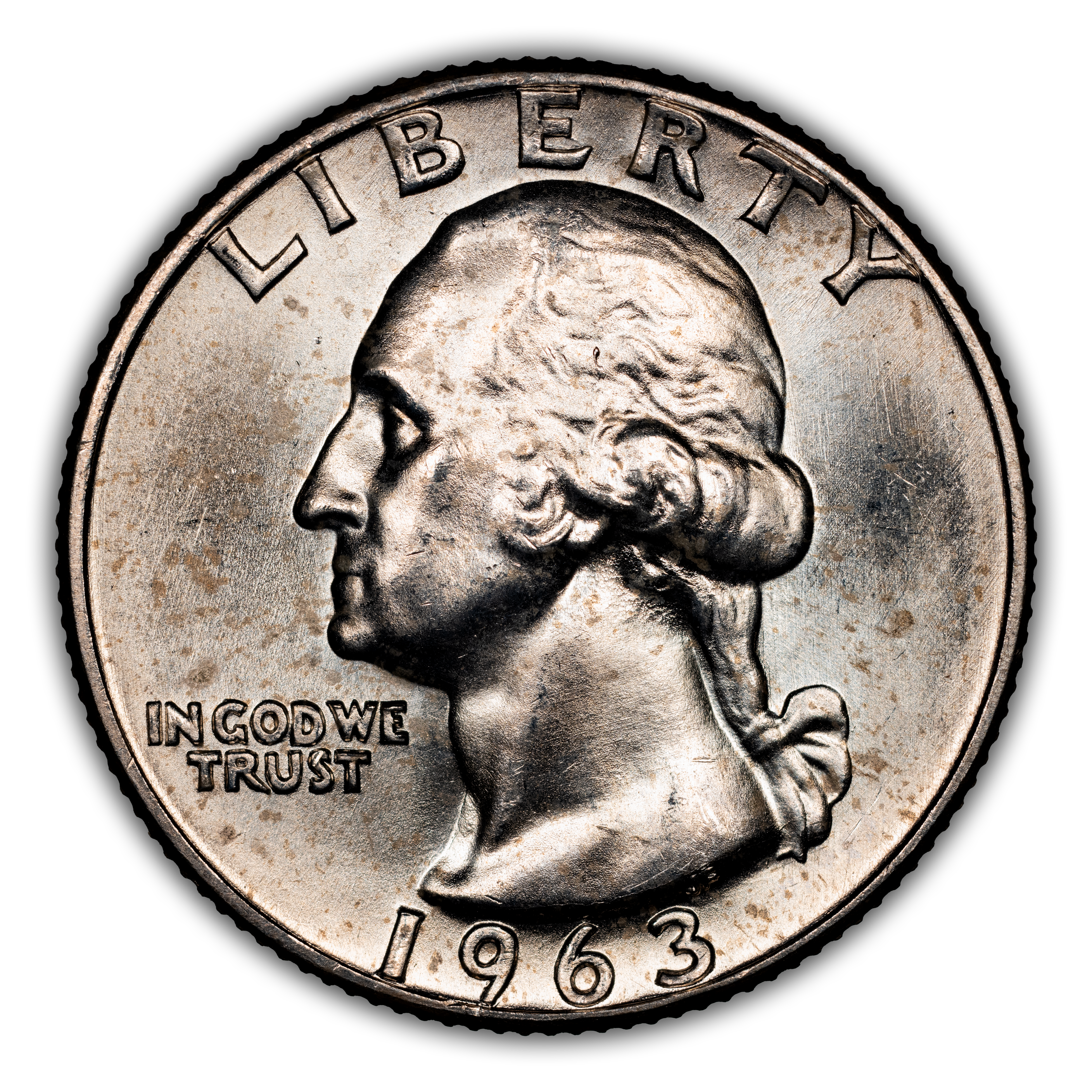 1963-D 25c MS63 CAC thumbnail 3