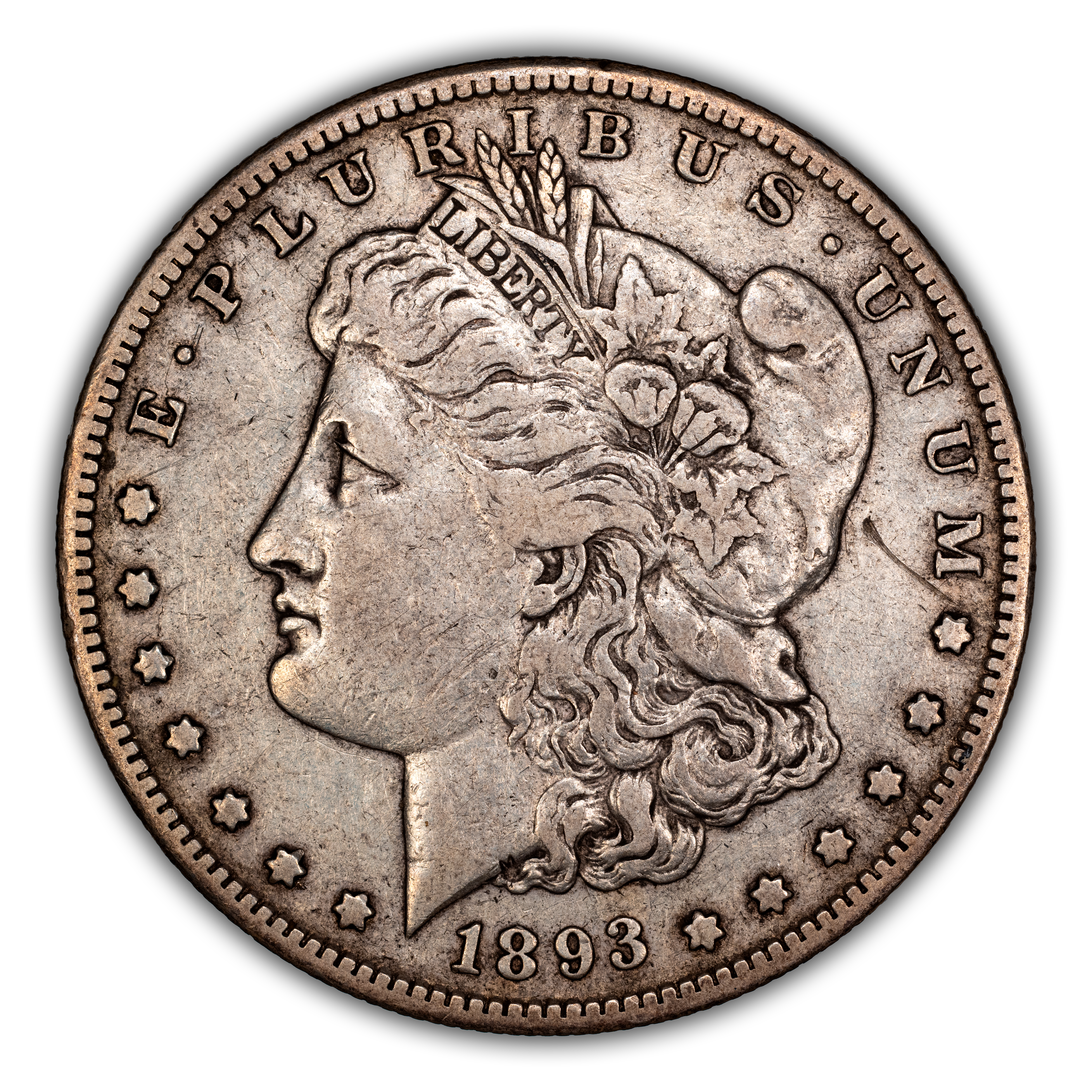 1893-S $1 AU55 CAC thumbnail 3