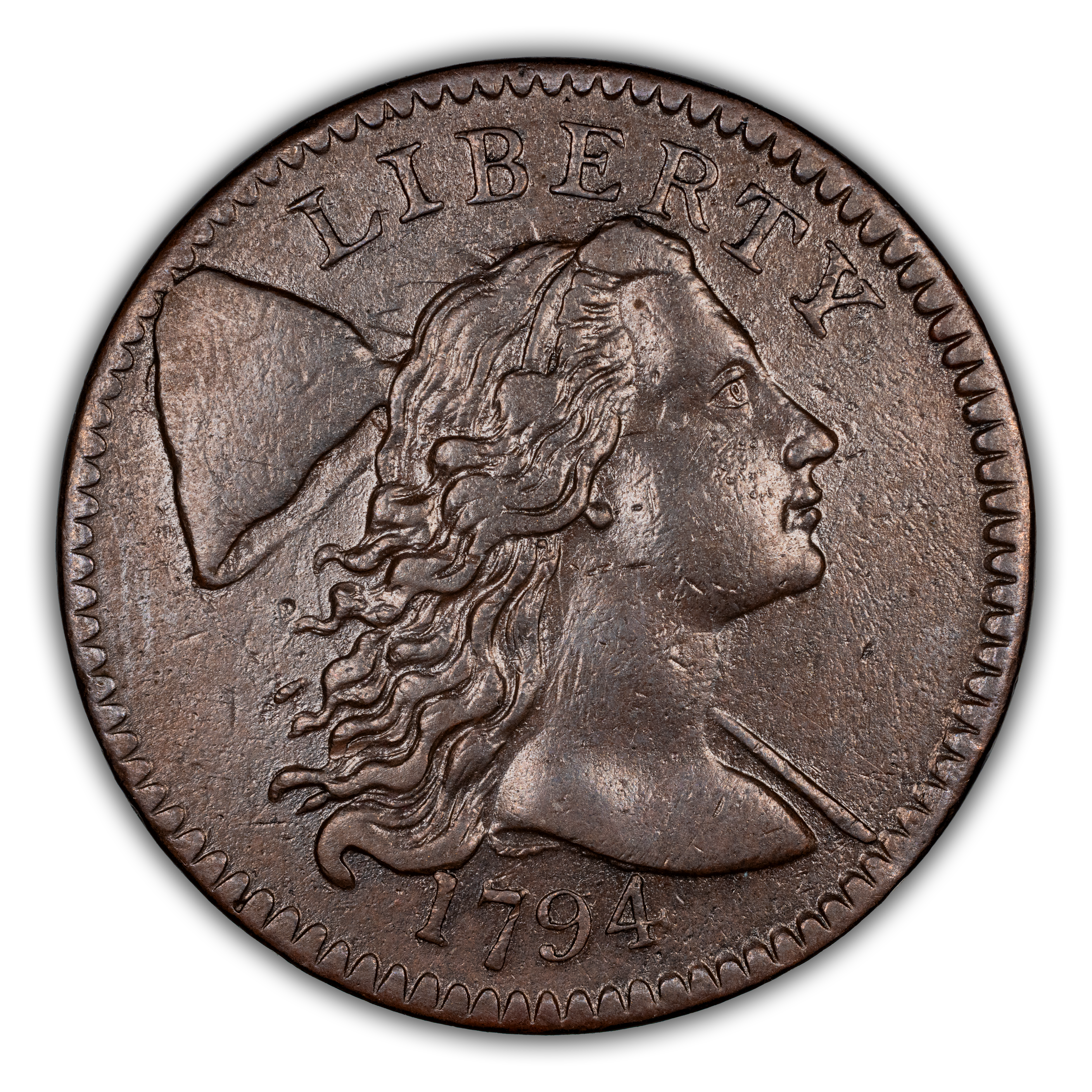 1794 1c Head of 1794 MS BN