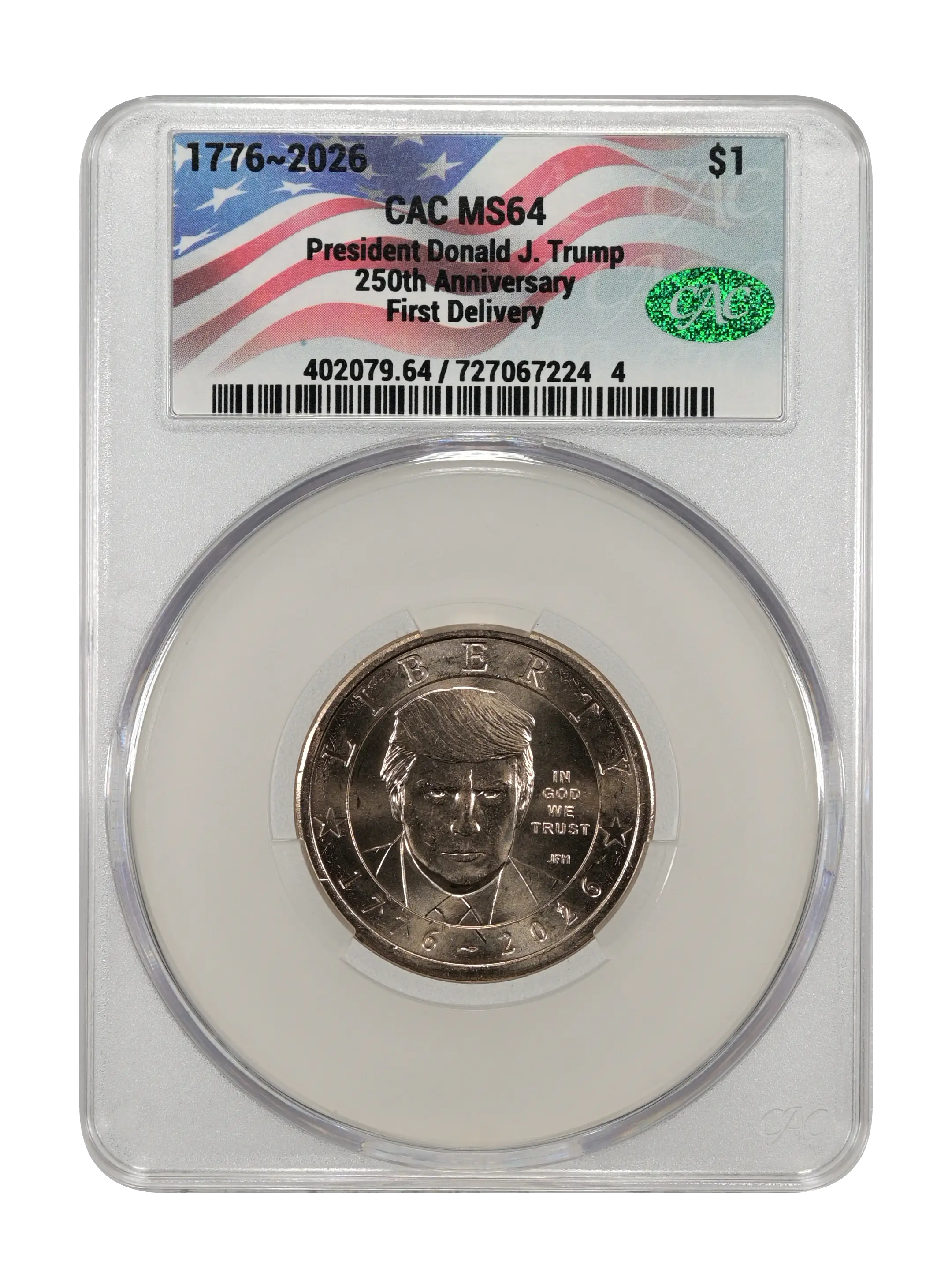1776~2026 $1  President Donald J. Trump, 250th Anniversary MS thumbnail 16