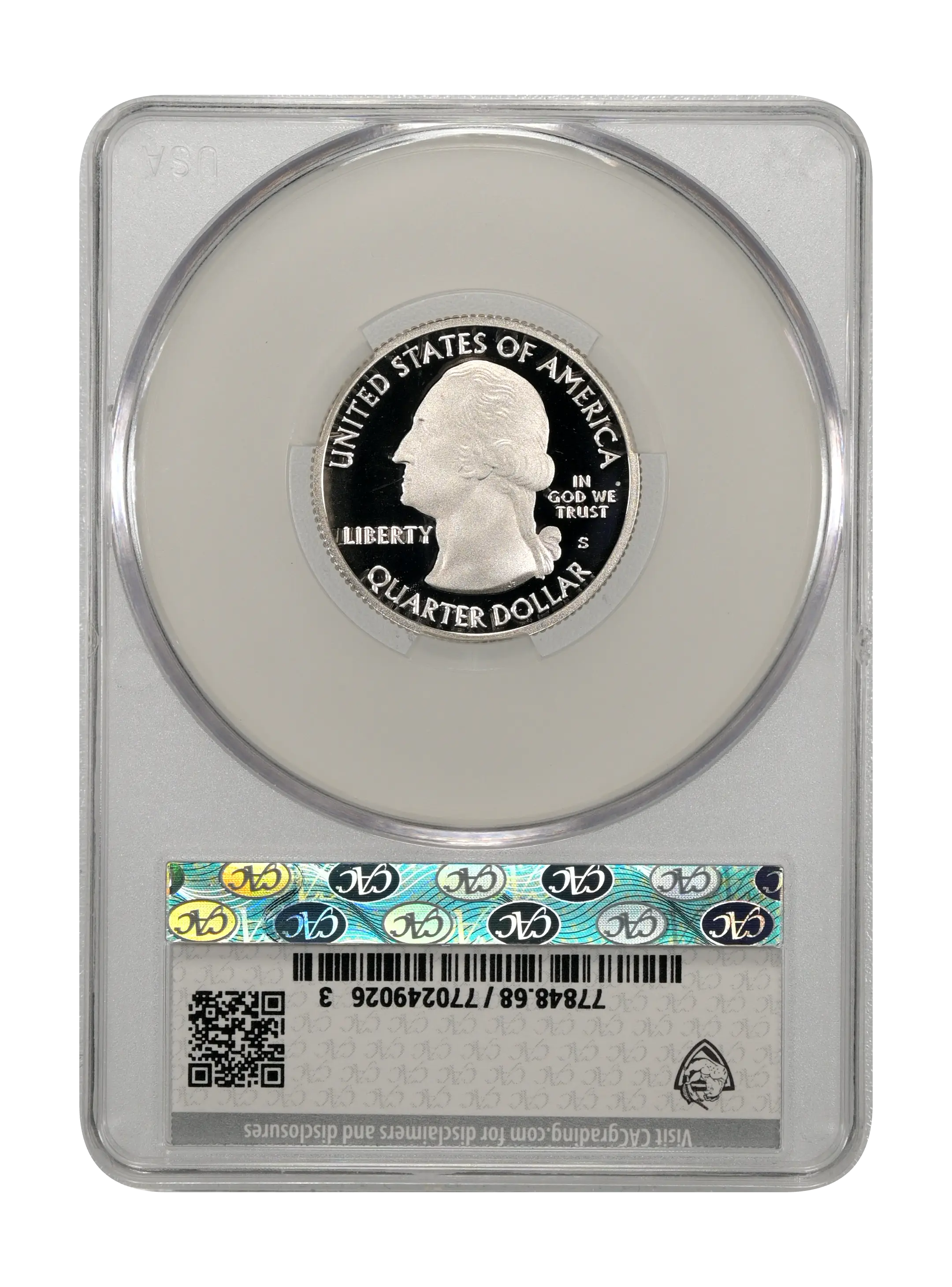 2017-S 25c Ozark, Silver PR DCAM thumbnail 7