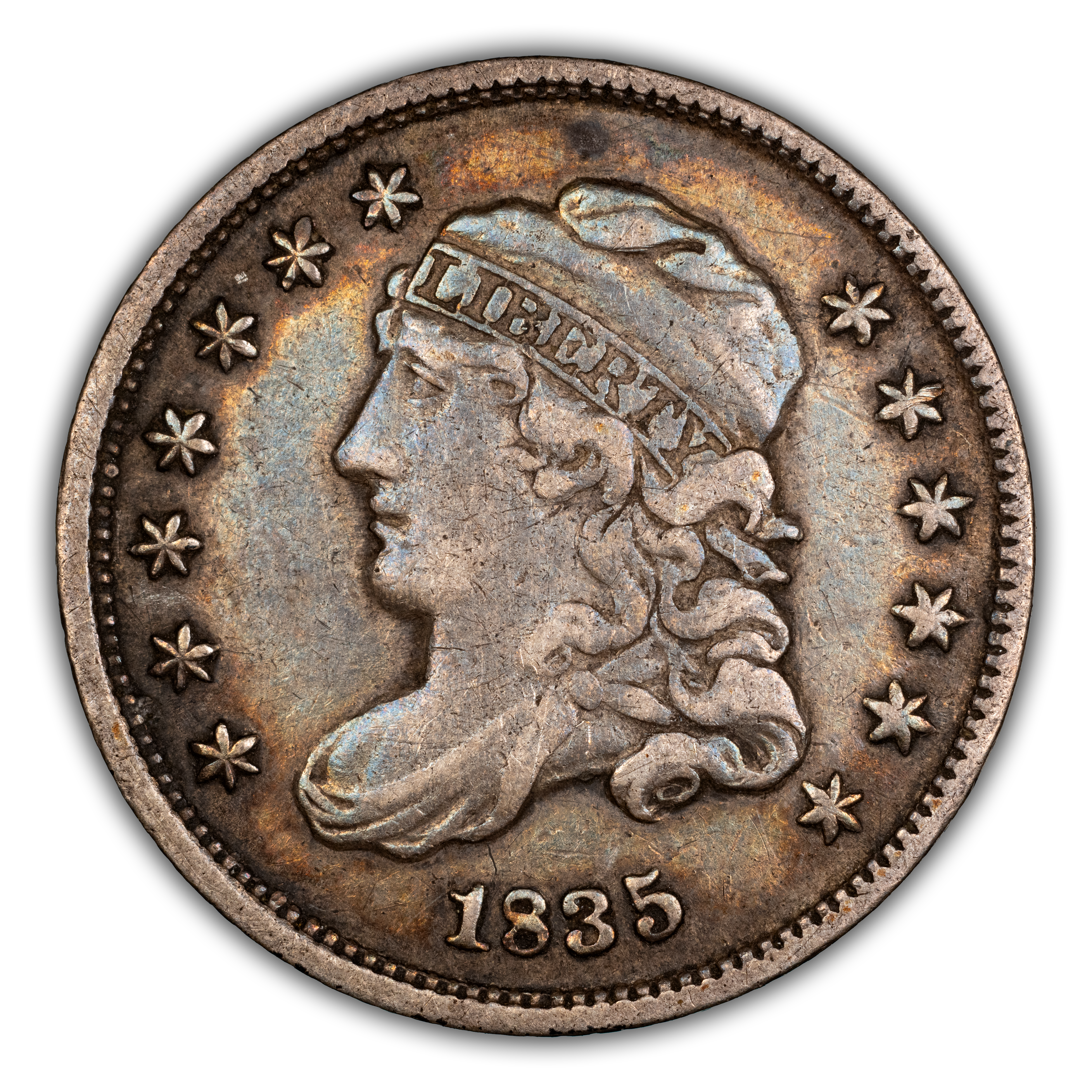 1835 H10c Small Date, Small 5c, LM-11 MS thumbnail 2