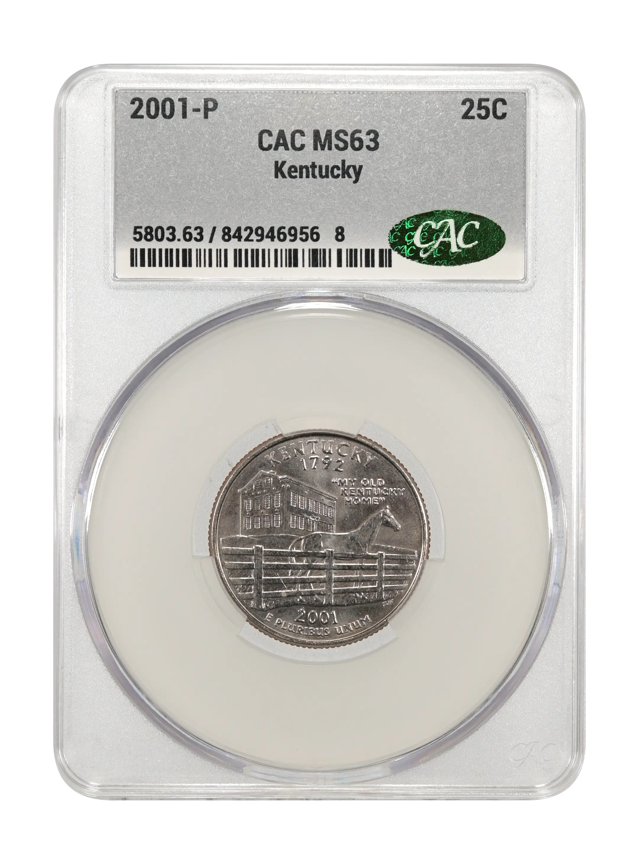 2001-P 25c Kentucky MS thumbnail 7