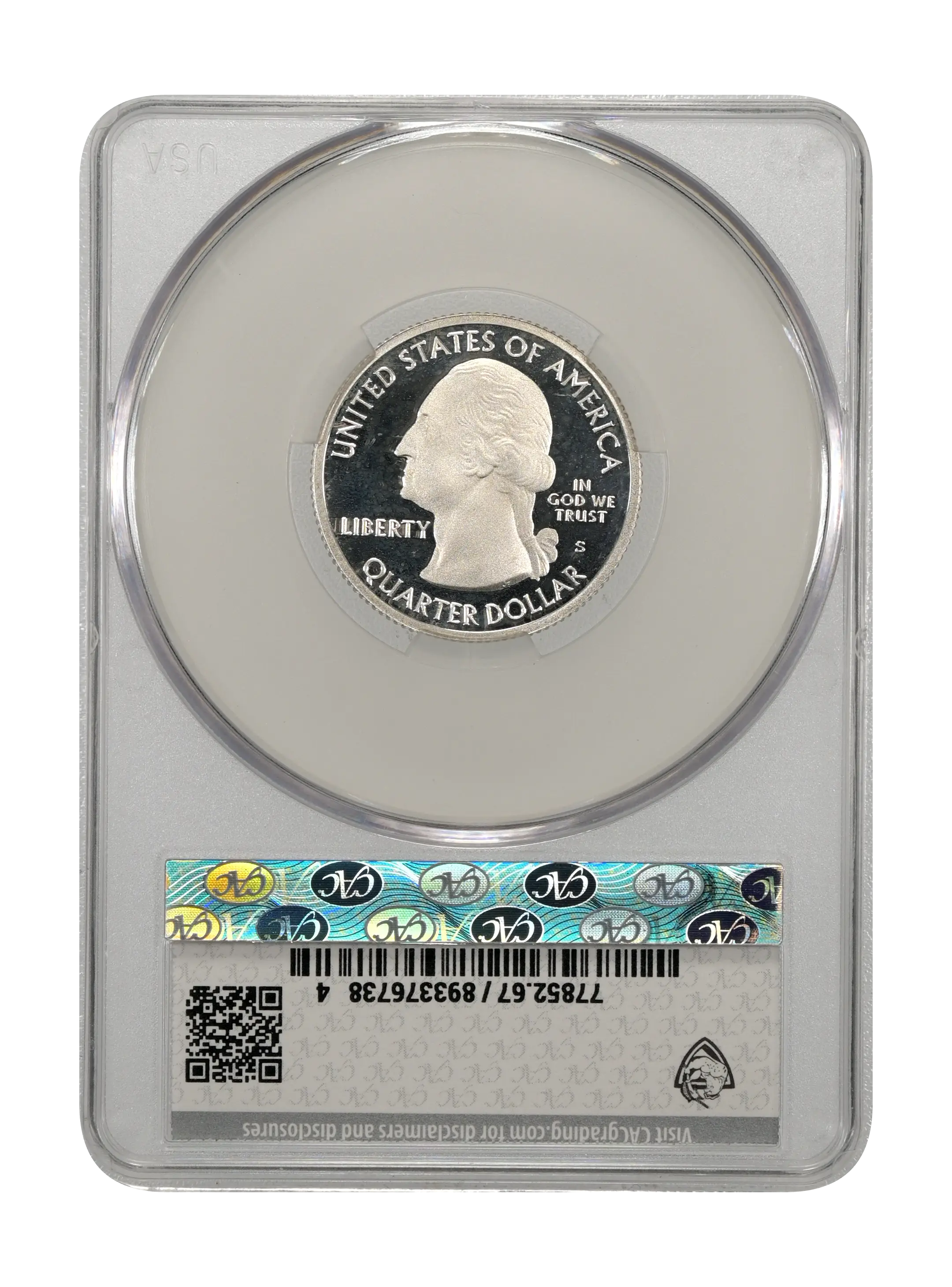 2017-S 25c George Rogers Clark, Silver PR DCAM thumbnail 8