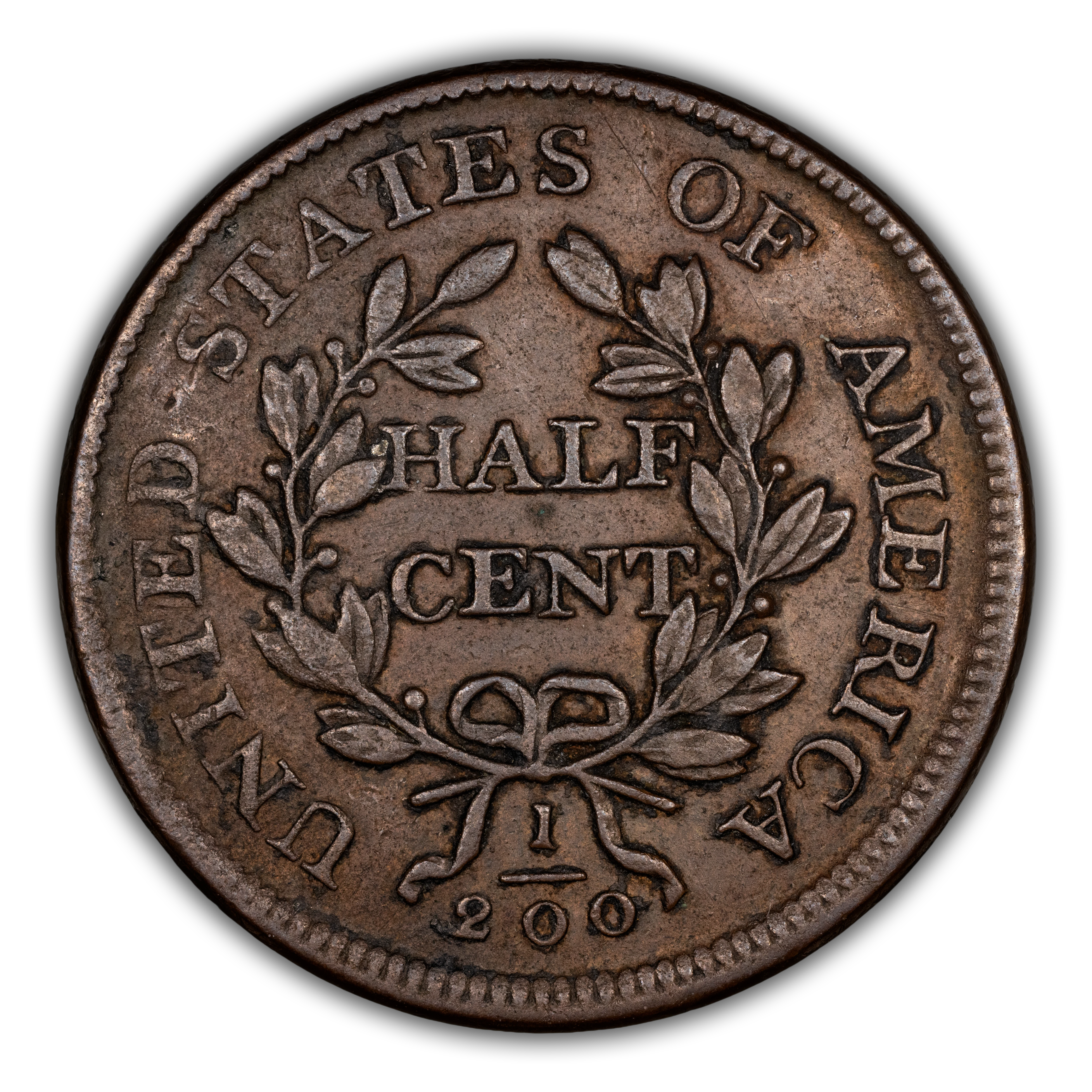 1806 1/2c Small 6, Stems MS BN thumbnail 8