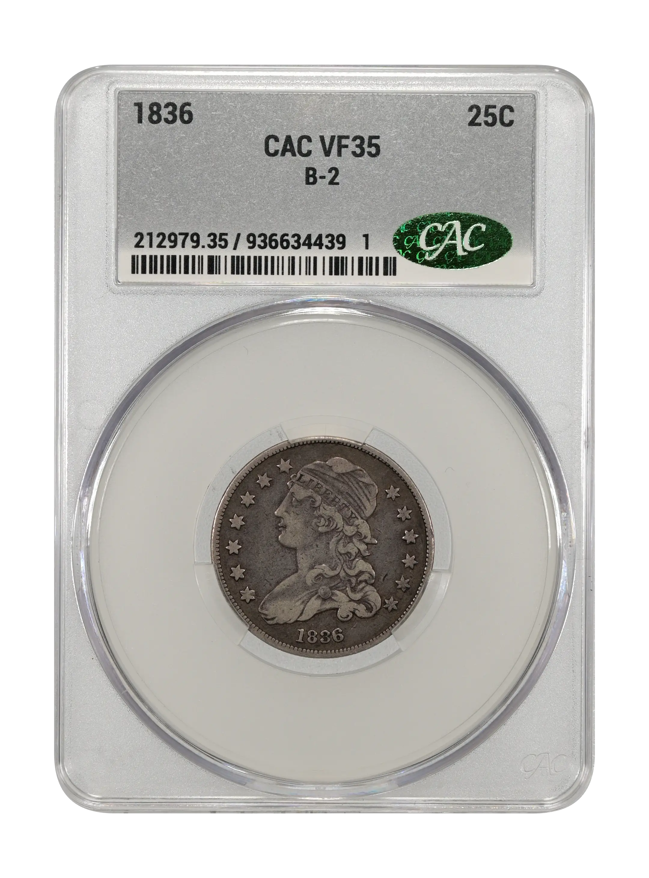 1836 25c B-2 MS thumbnail 13
