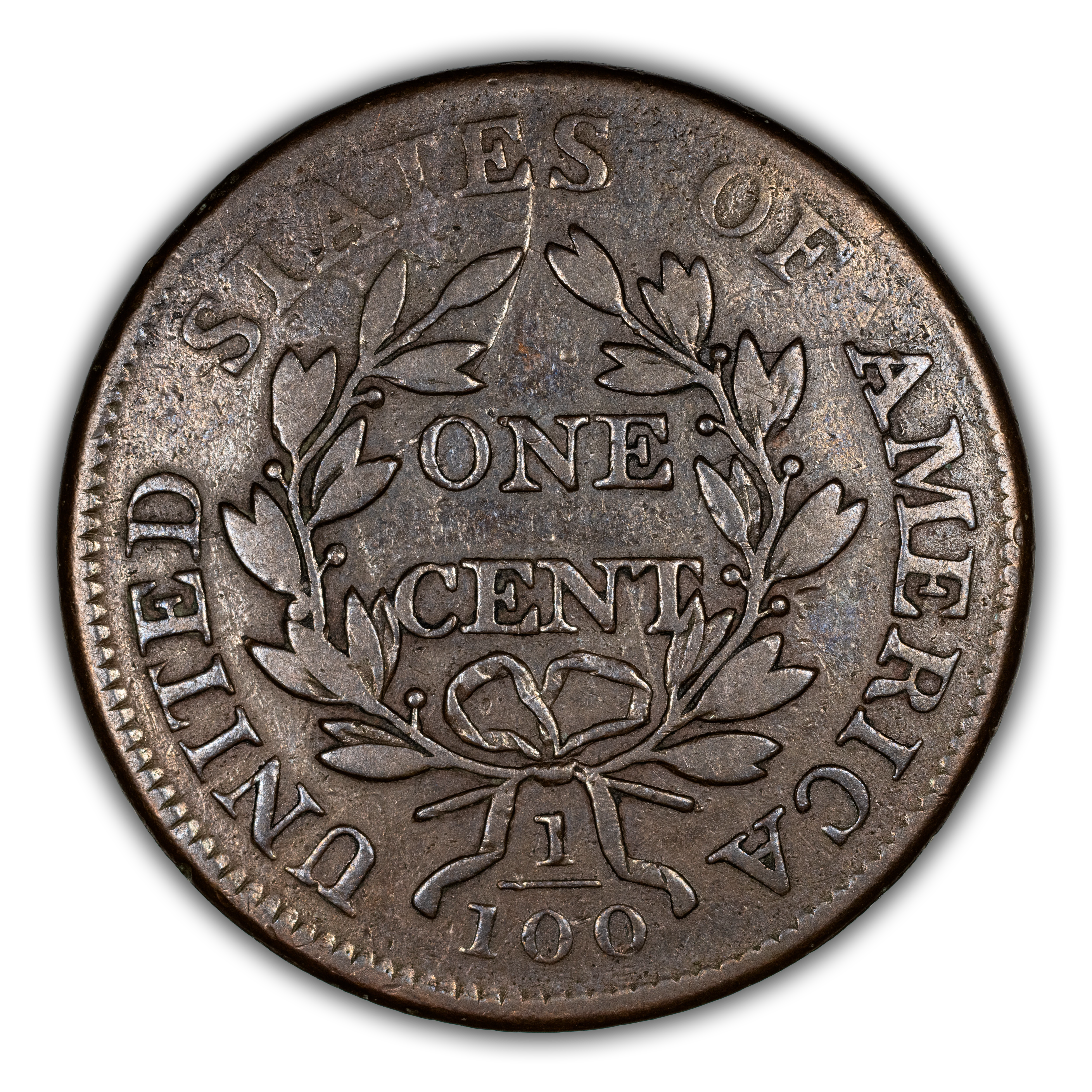 1803 1c Large Date, Large Fraction, S-265  MS BN thumbnail 3