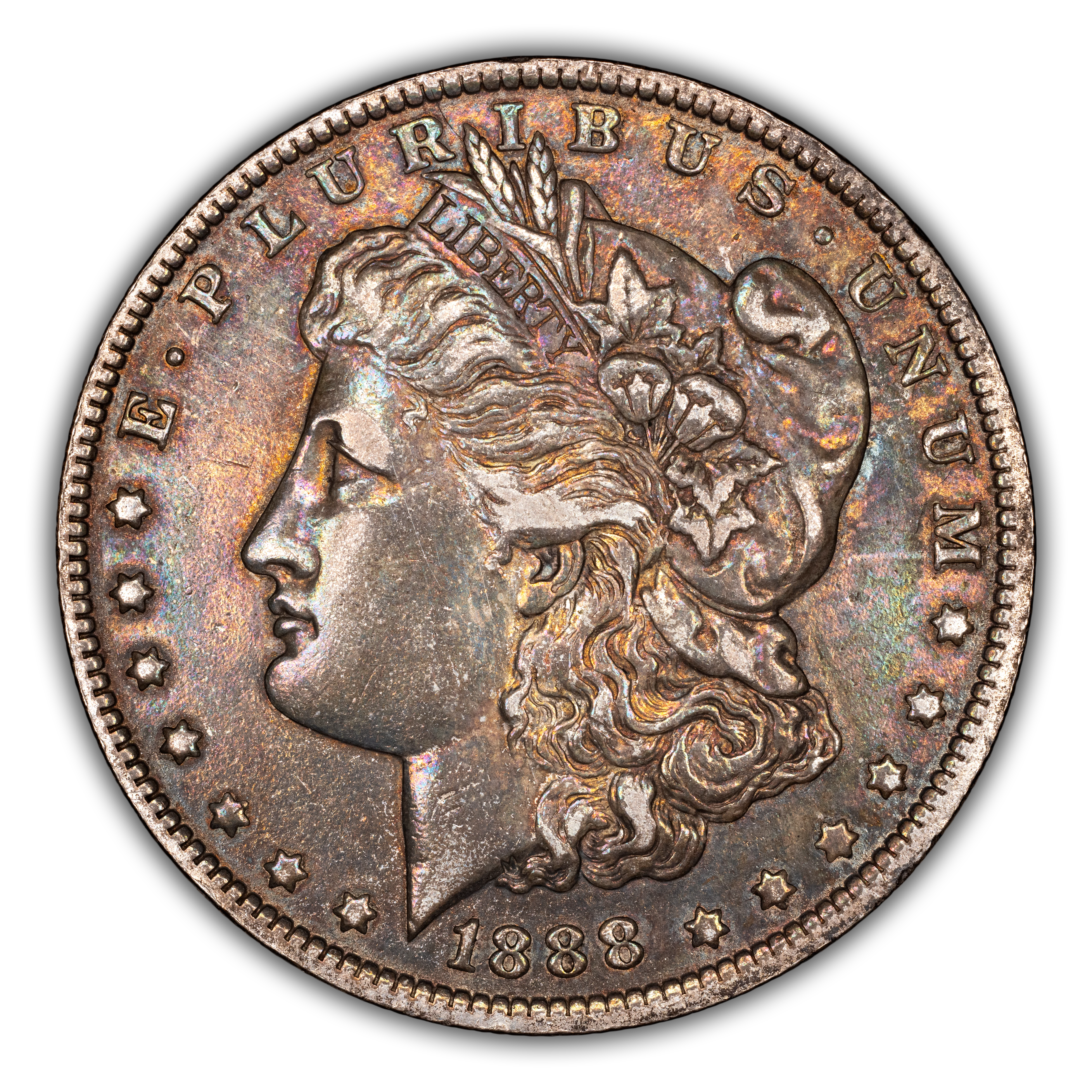 1888-O $1  Clashed E, Field Break R, VAM-1A2 MS thumbnail 5