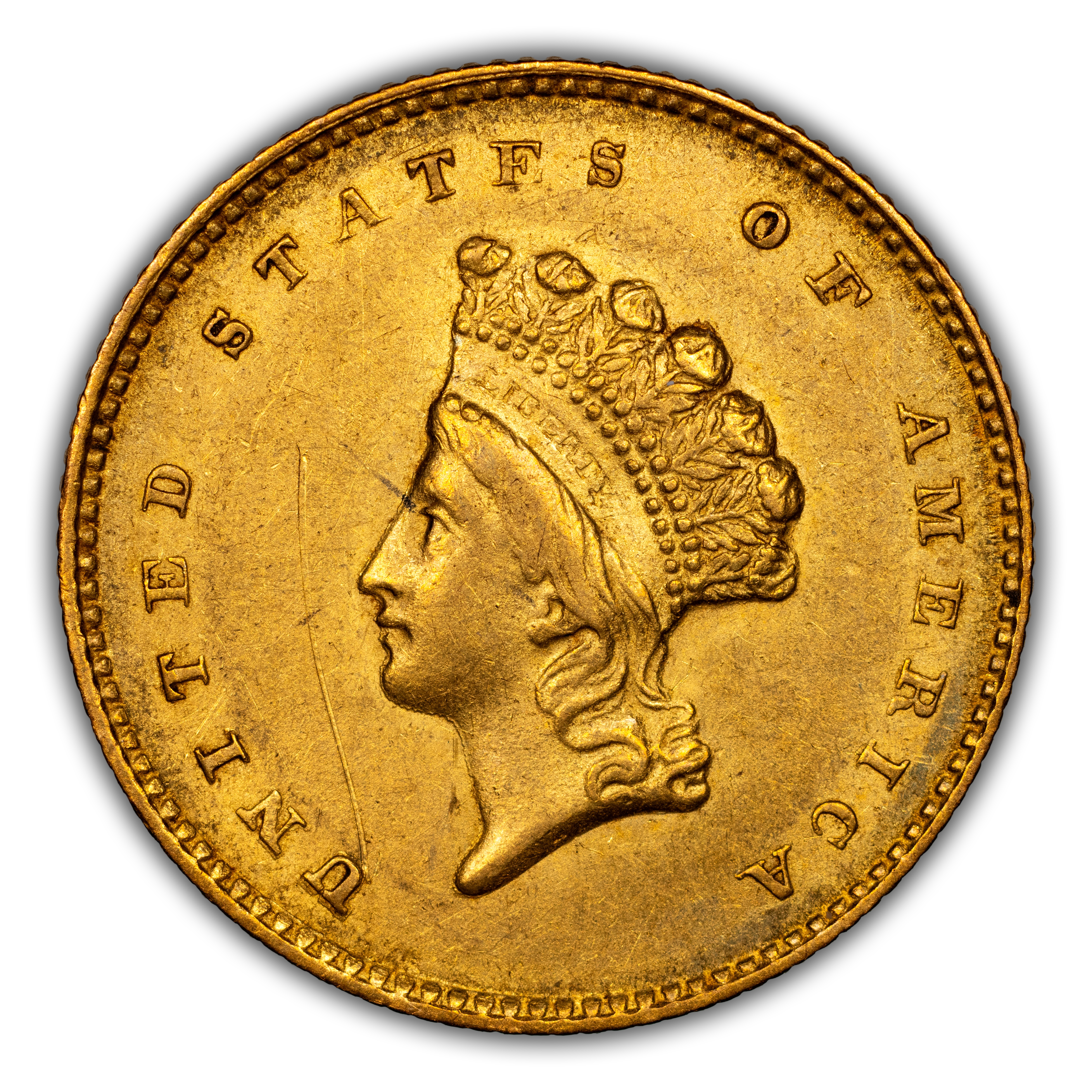 1855-O G$1 Type 2 MS thumbnail 5