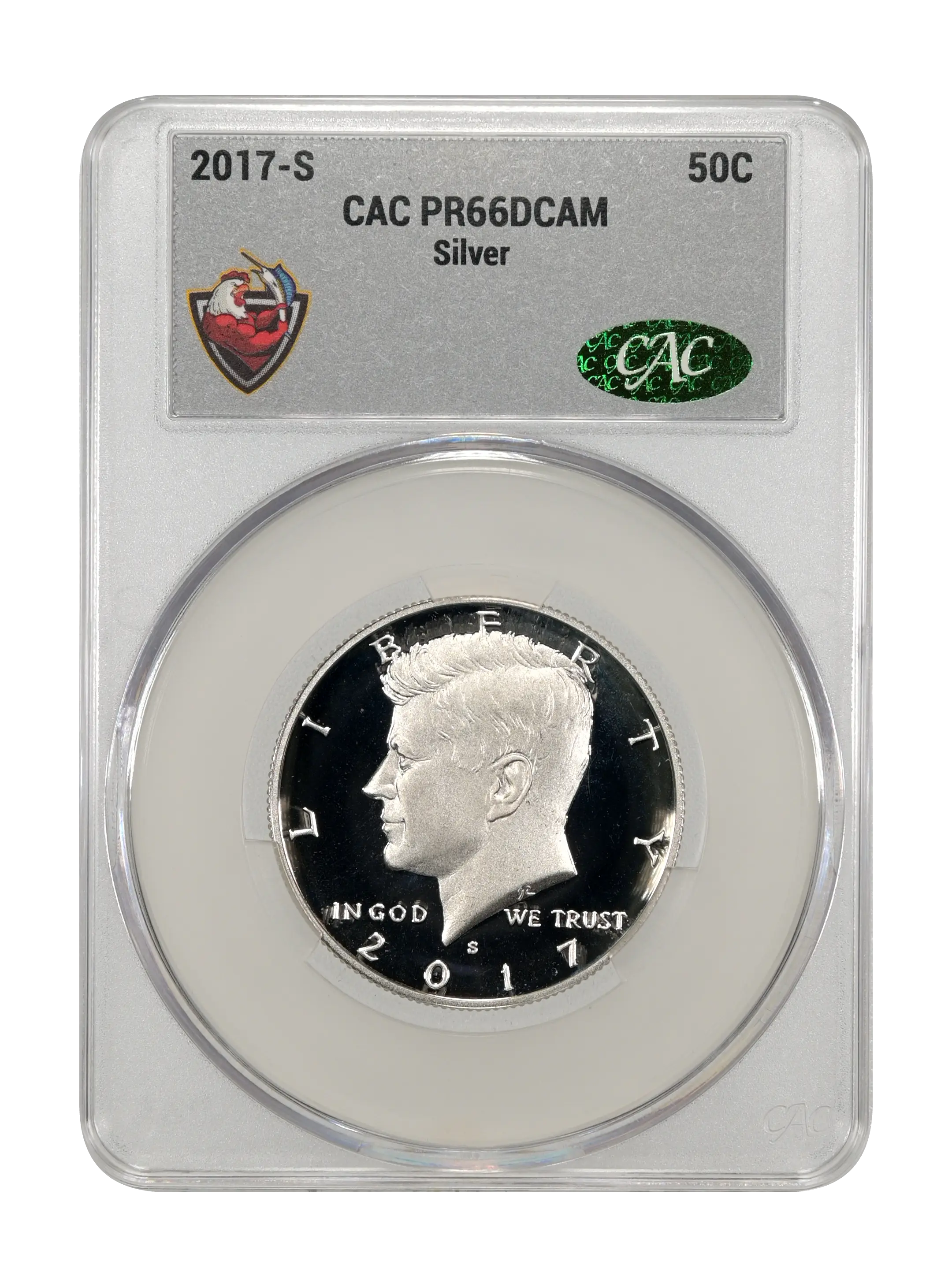 2017-S 50c Silver PR DCAM thumbnail 5