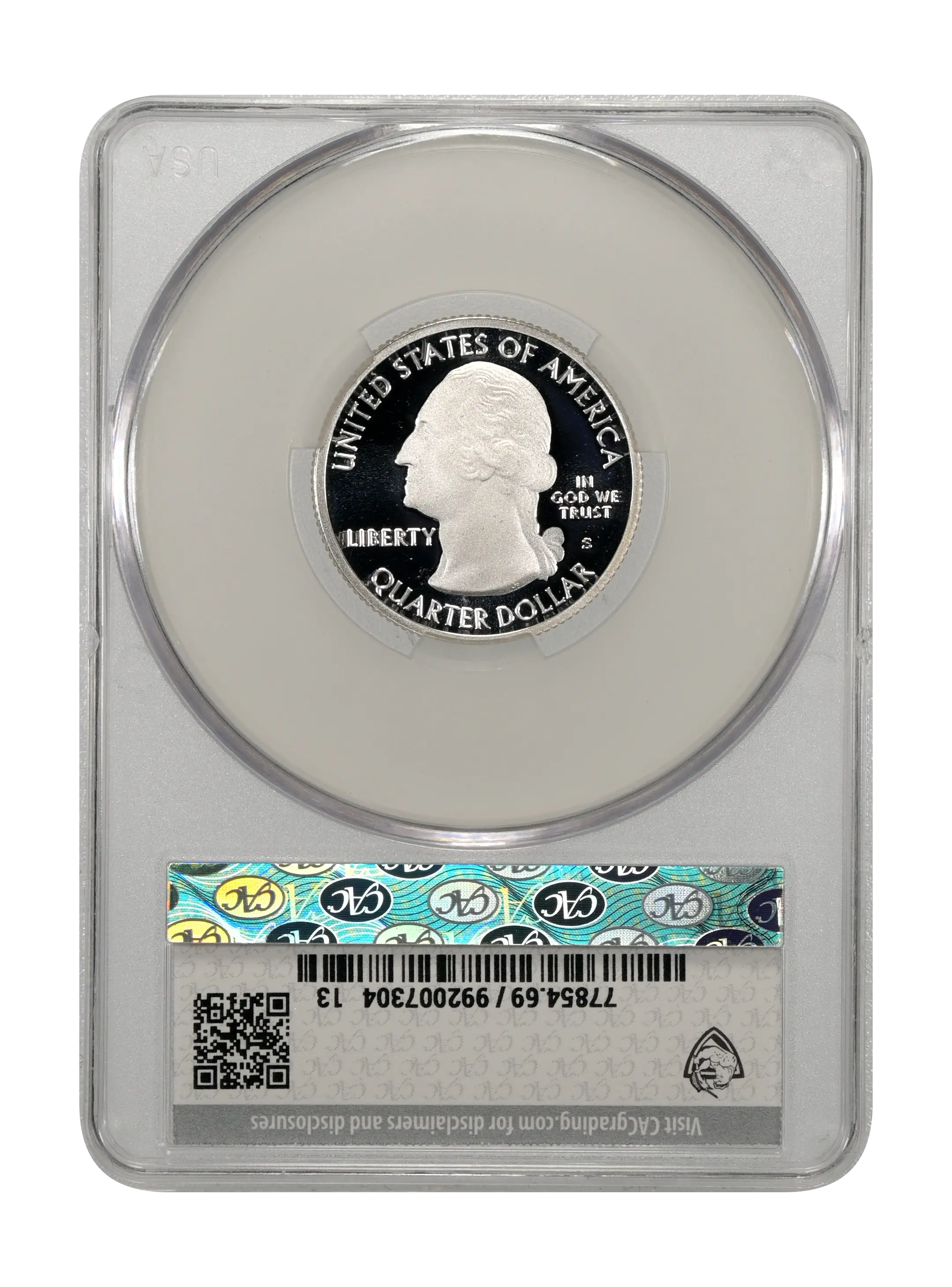 2018-S 25c Pictured Rocks , Silver PR DCAM thumbnail 10