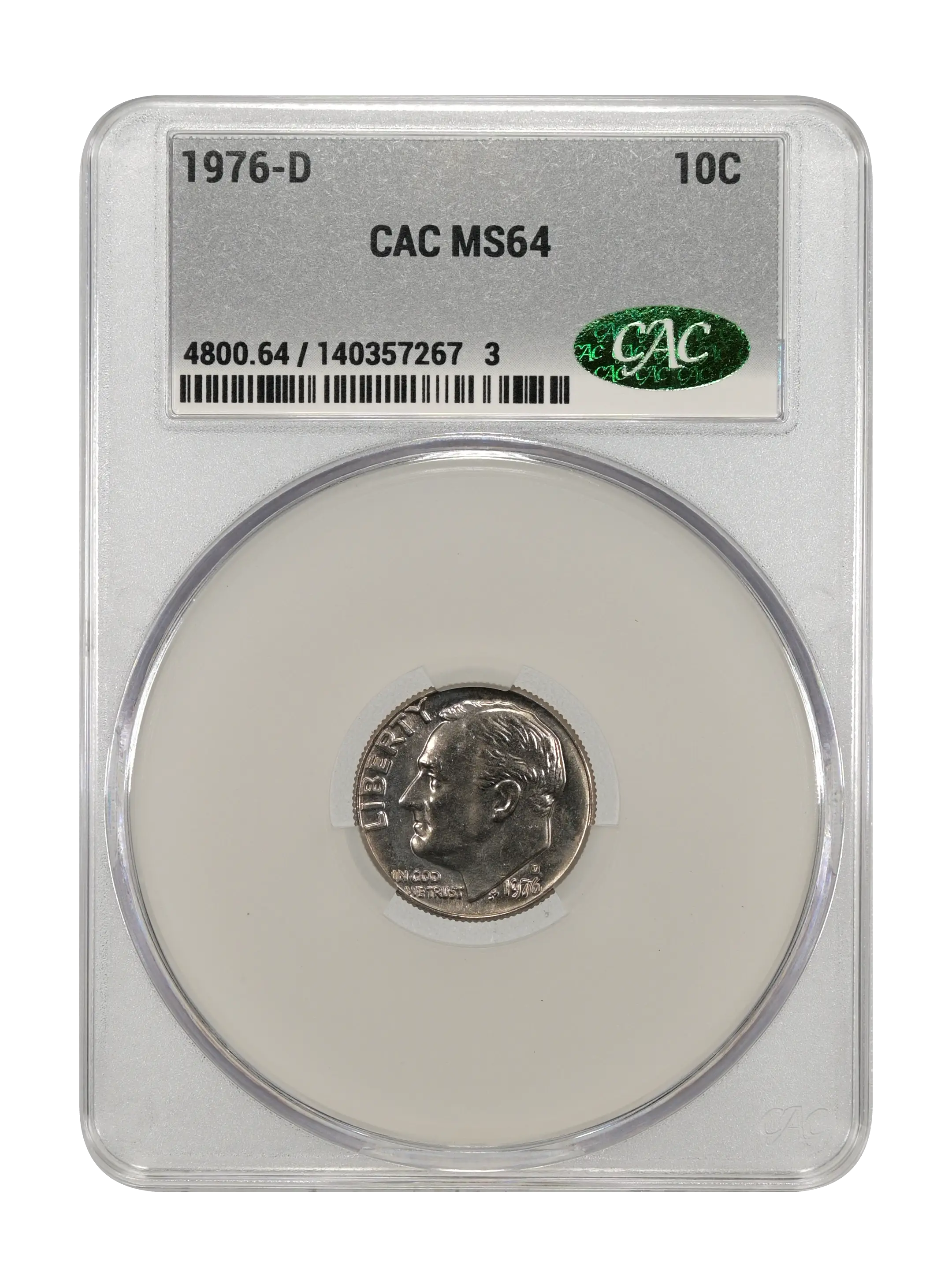 1976-D 10c MS thumbnail 6