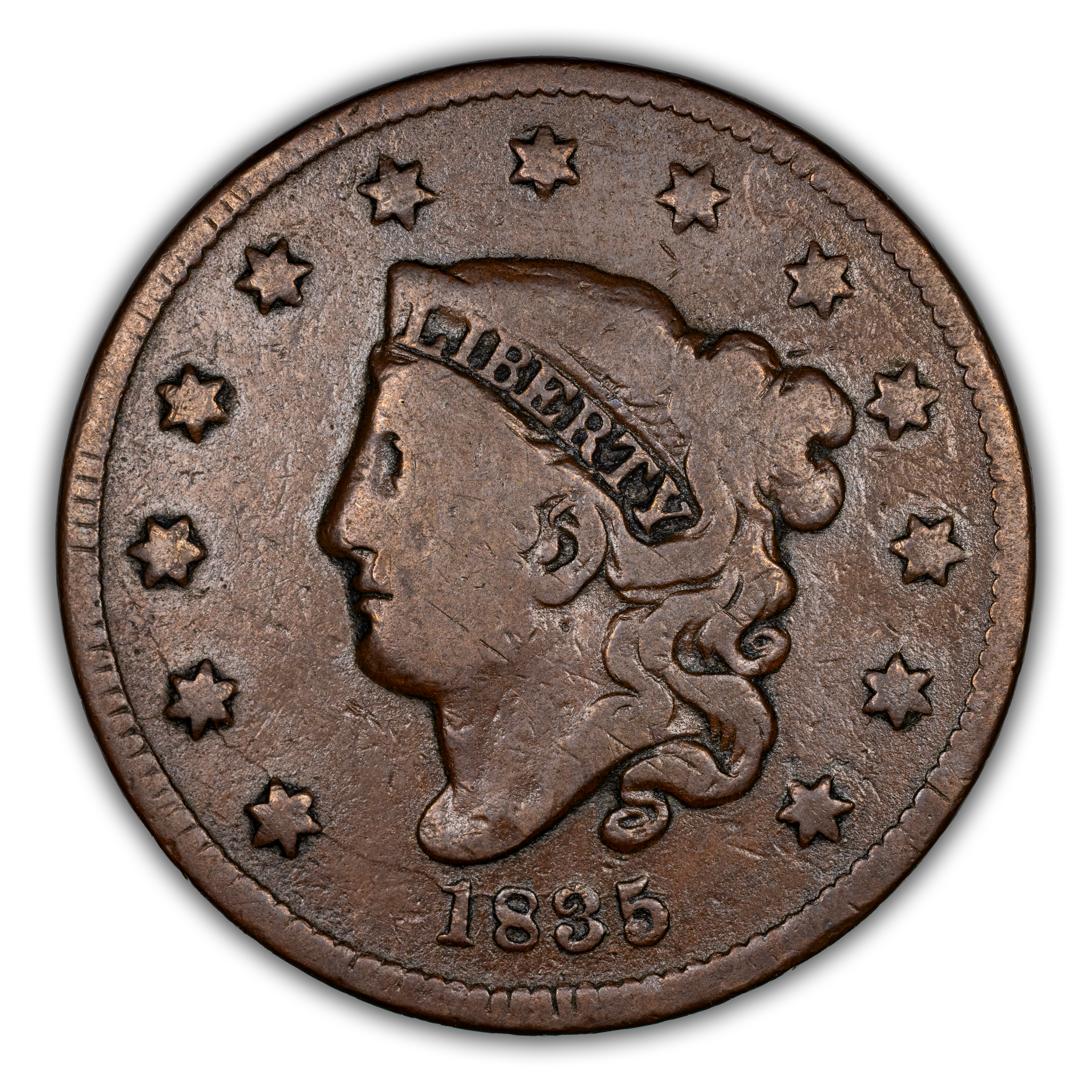 1835 1c Small 8, Small Stars MS BN thumbnail 4