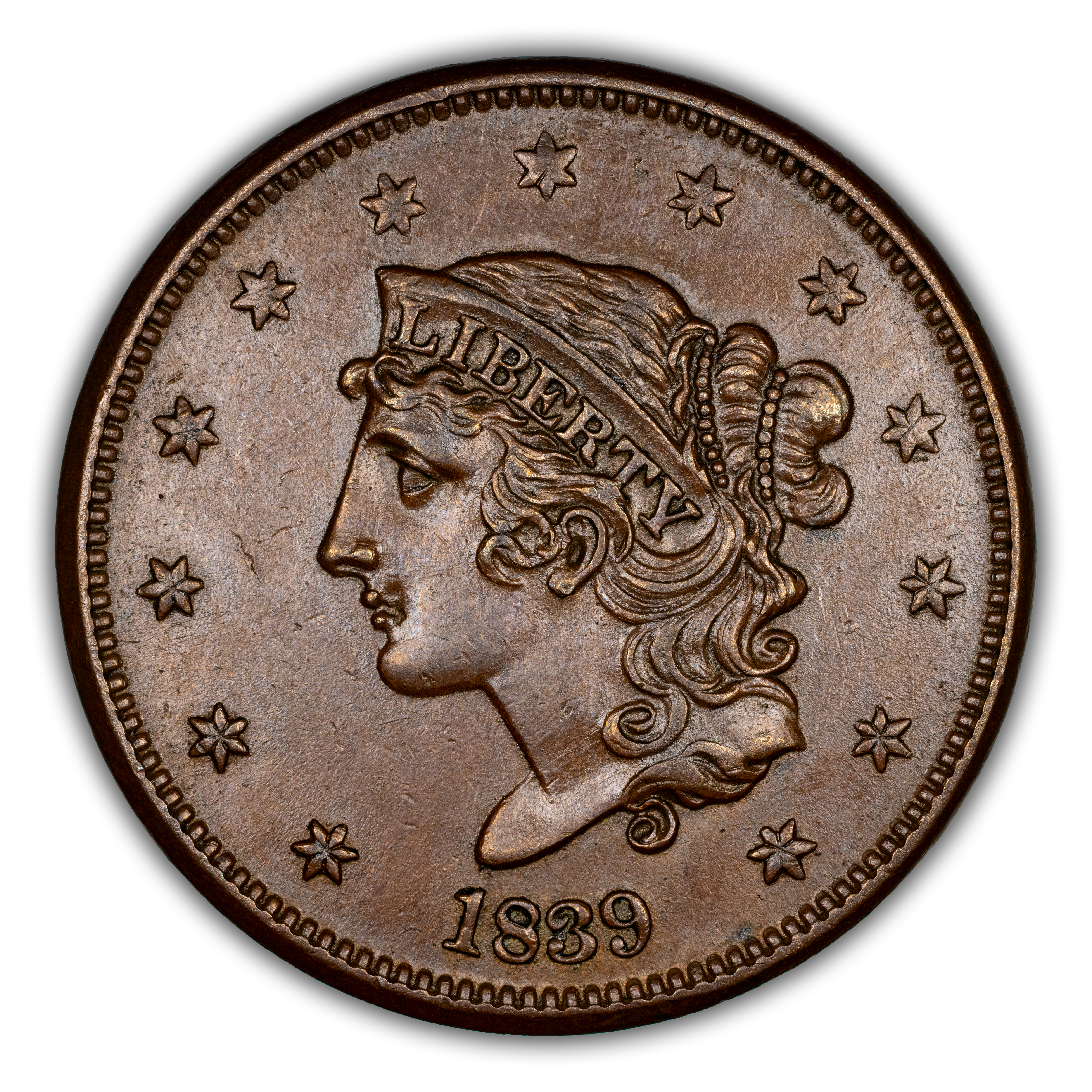 1839 1c Booby Head MS BN thumbnail 2