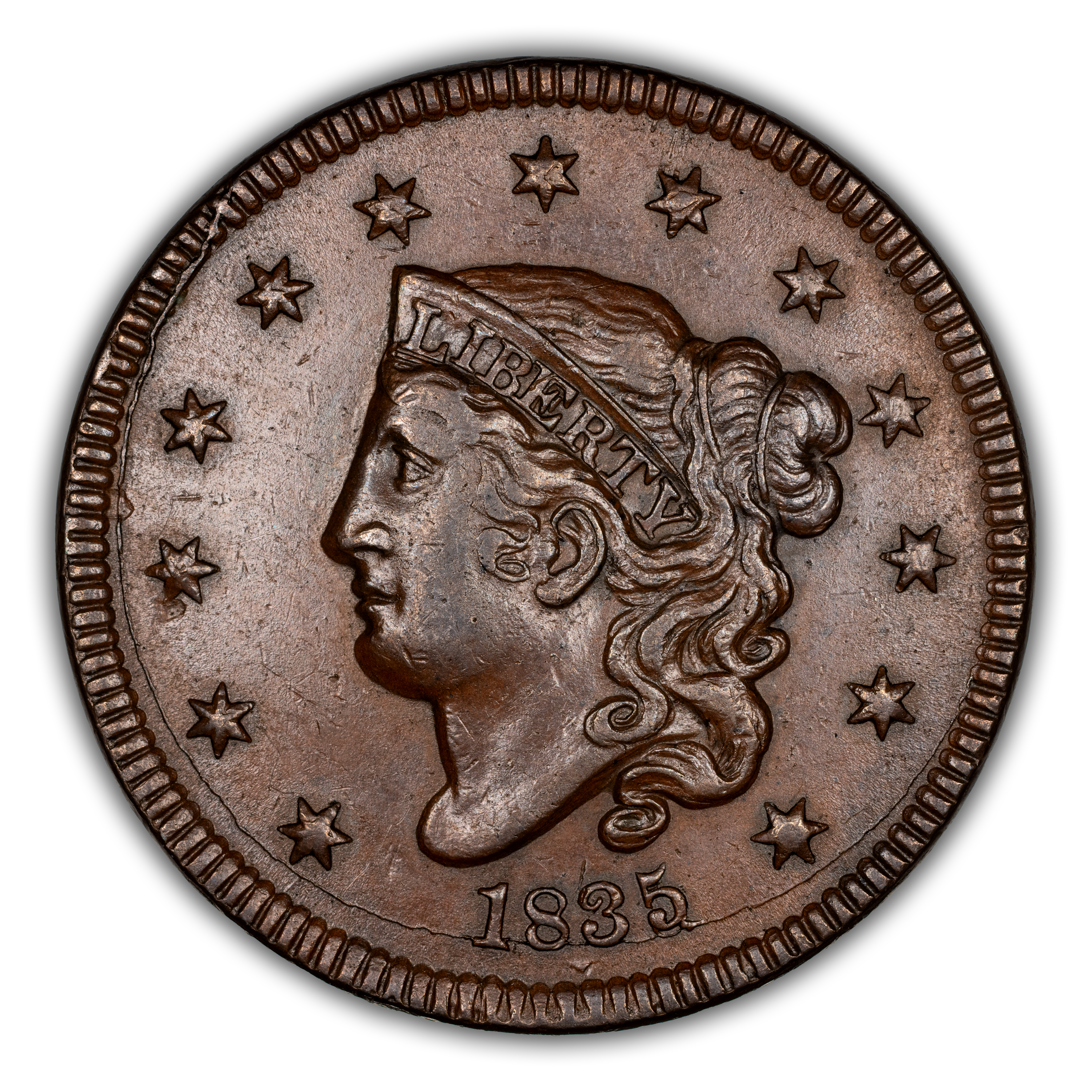 1835 1c Small 8, Small Stars MS BN thumbnail 5