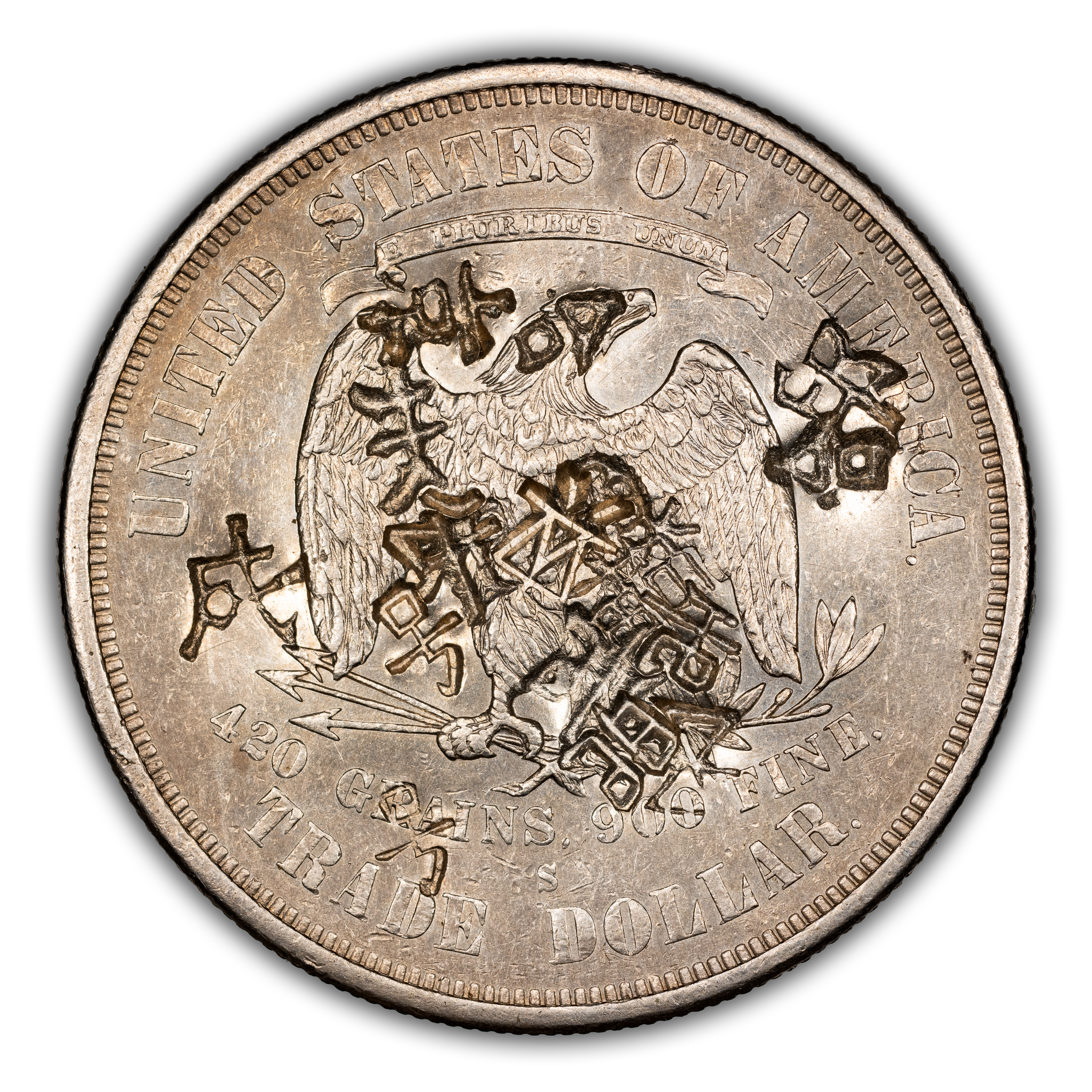 1876-S Trade$ Chopmarked MS thumbnail 13