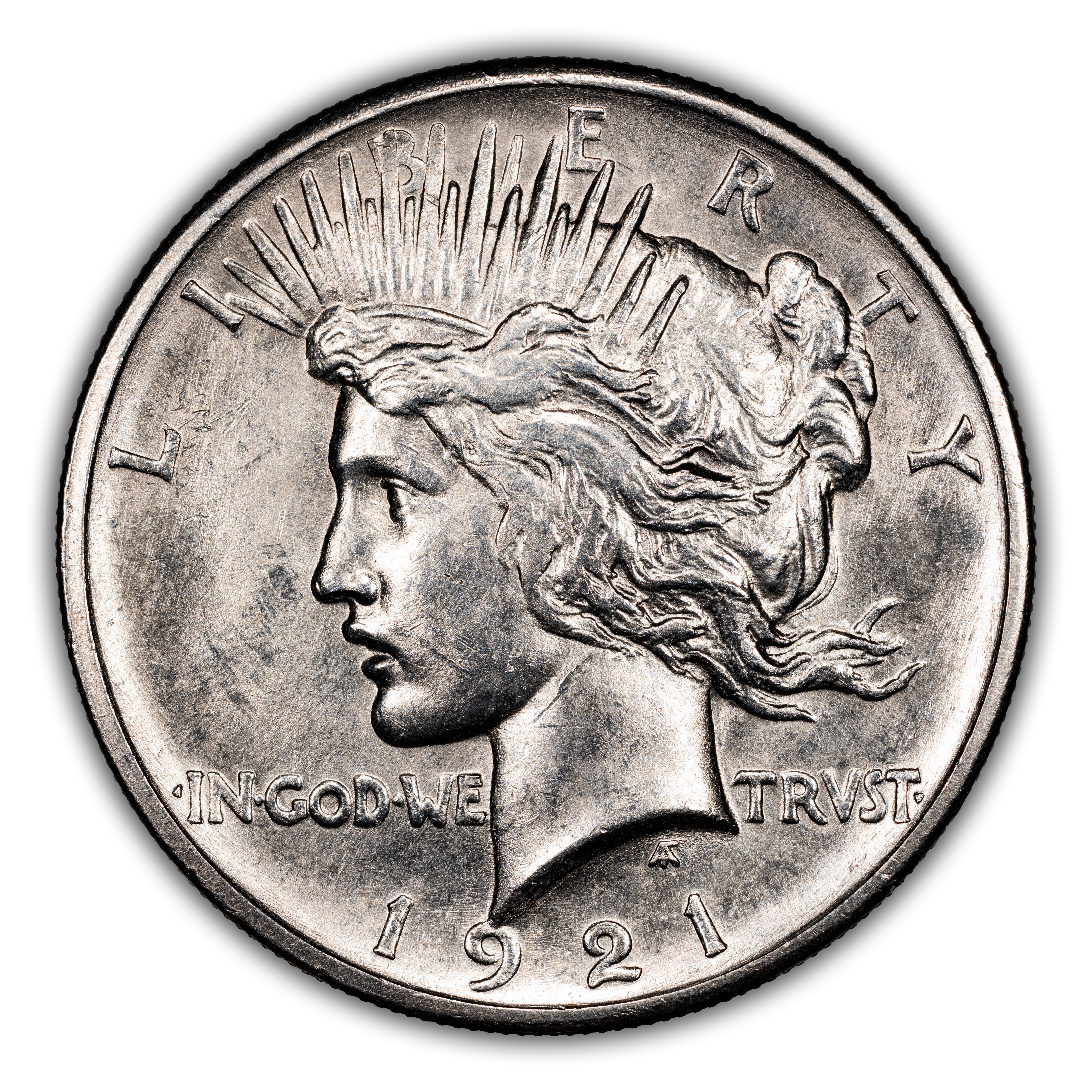 1921 $1  Peace, High Relief MS thumbnail 3