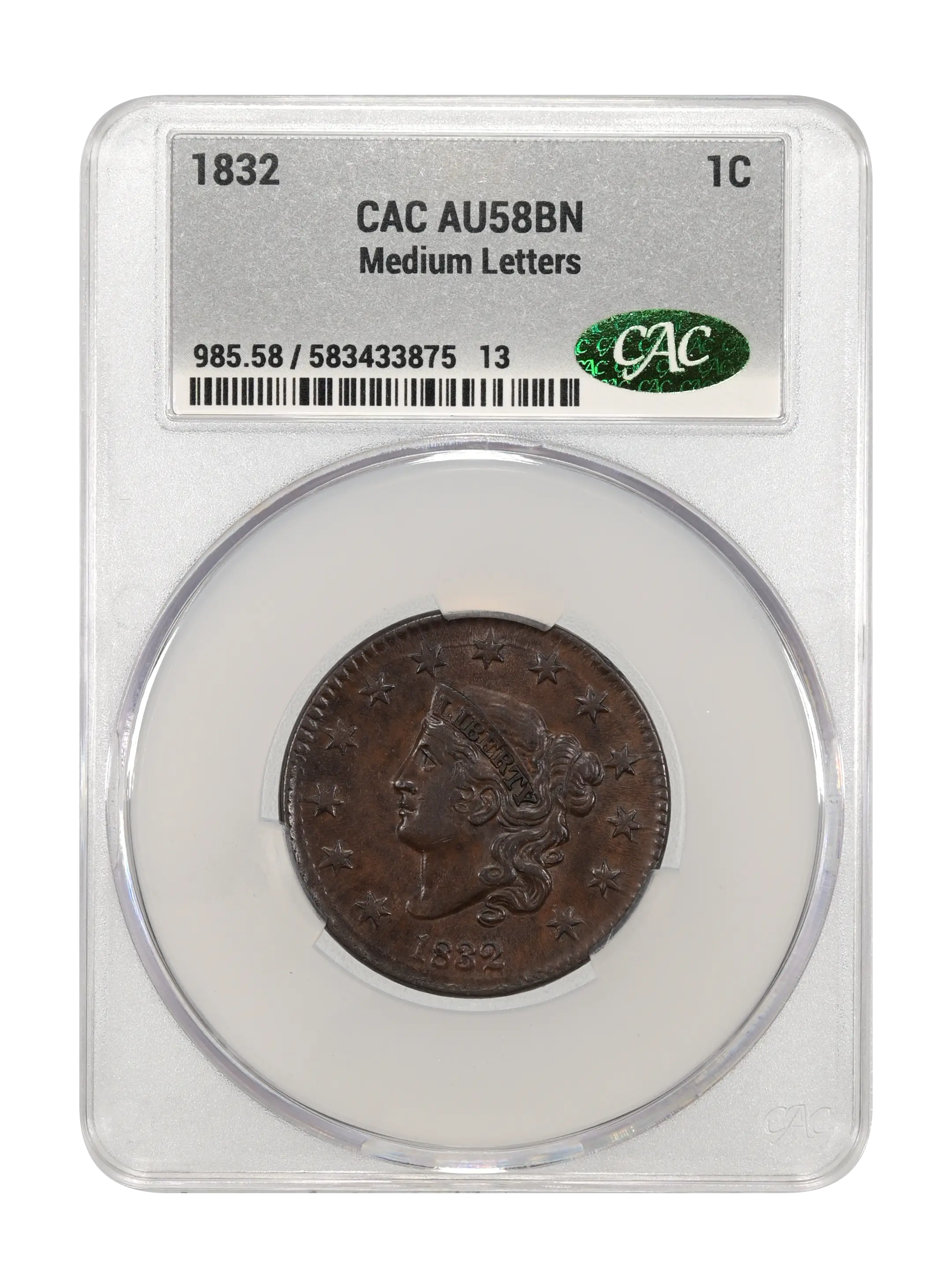 1832 1c Medium Letters MS BN VG8 BN CAC thumbnail 23