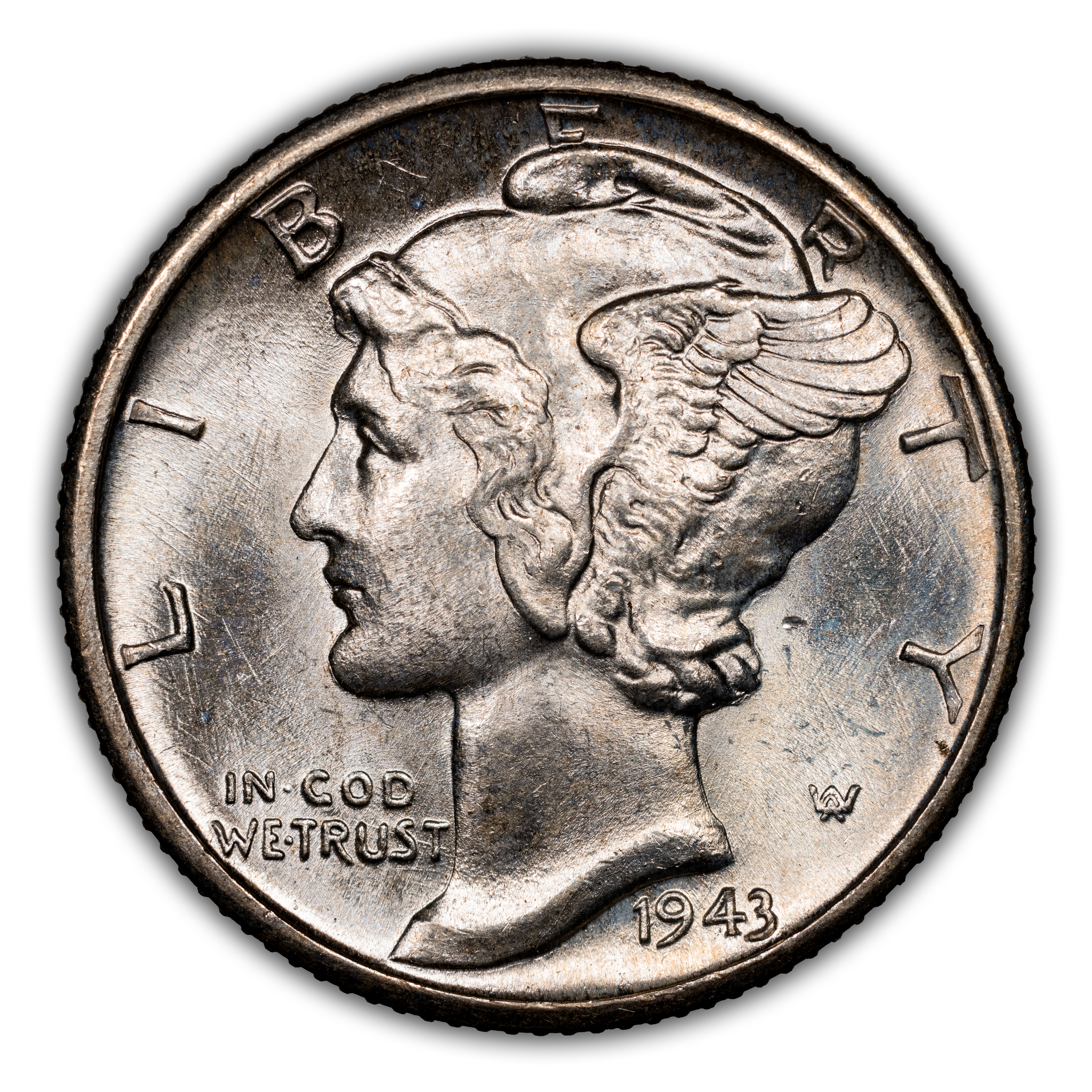 Mercury Dime Set 10c Short Set, 15 Coins MS FB MS64 FB thumbnail 23