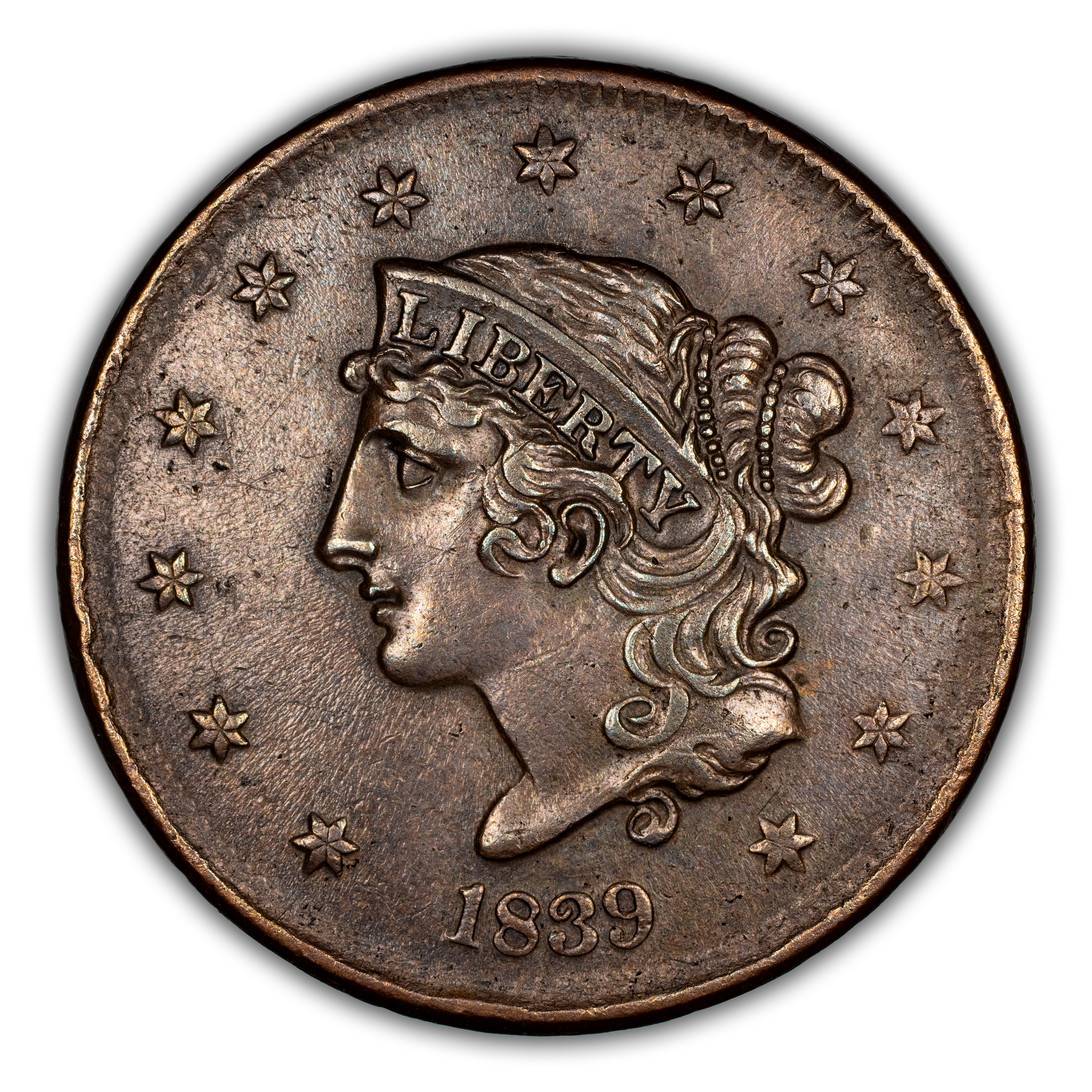 1839 1c Booby Head MS BN thumbnail 3