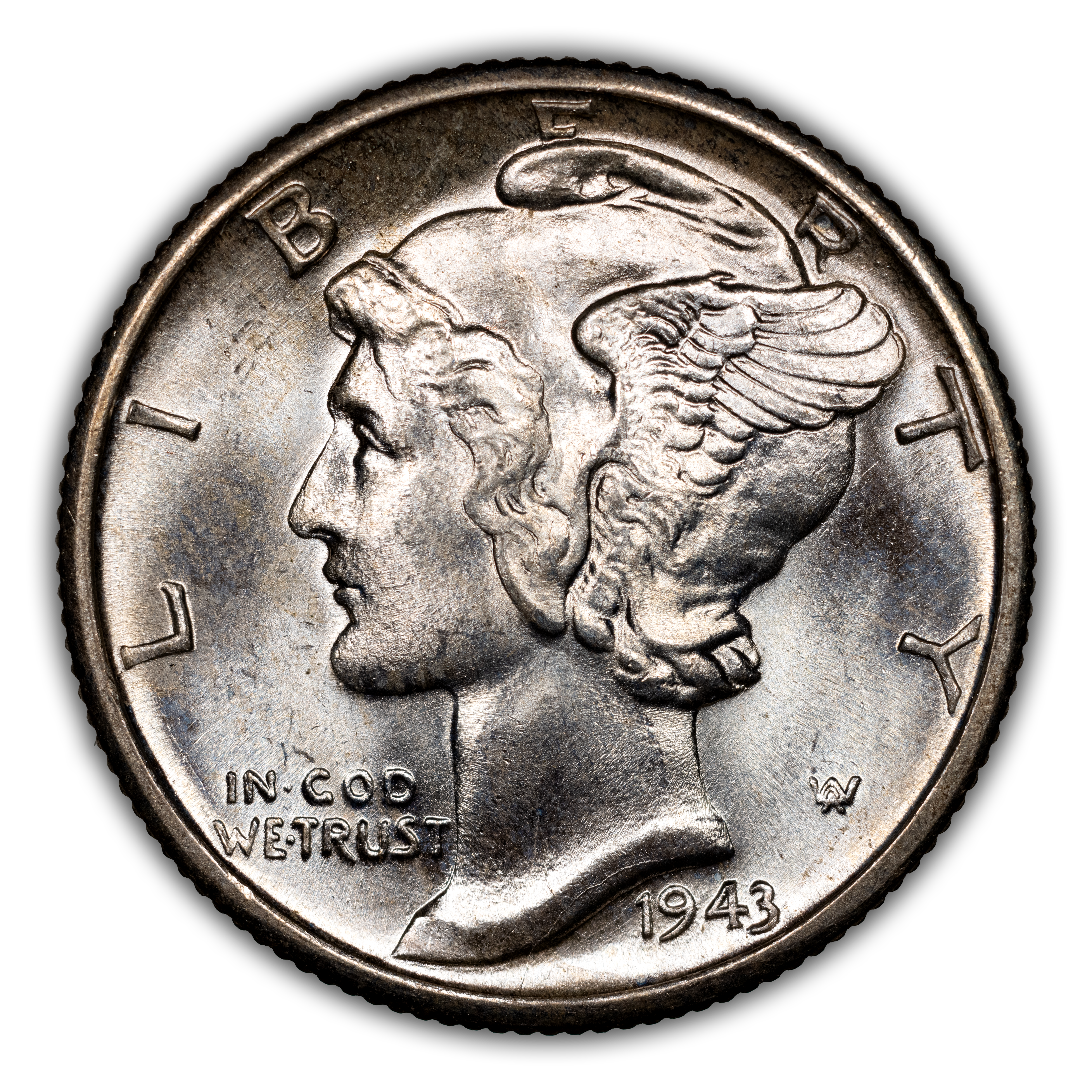 Mercury Dime Set 10c Short Set, 15 Coins MS FB MS64 FB thumbnail 22