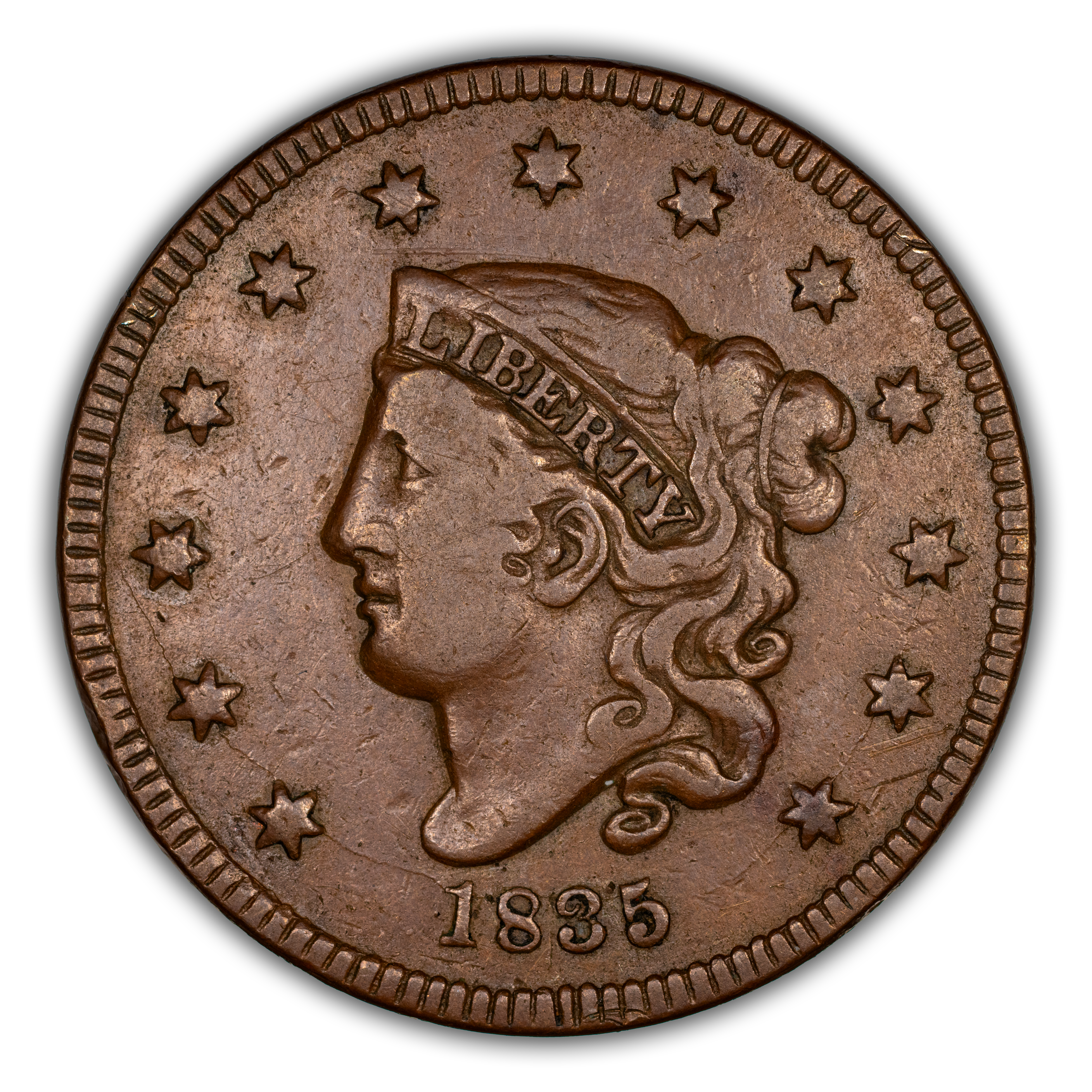 1835 1c Small 8, Small Stars MS BN thumbnail 7