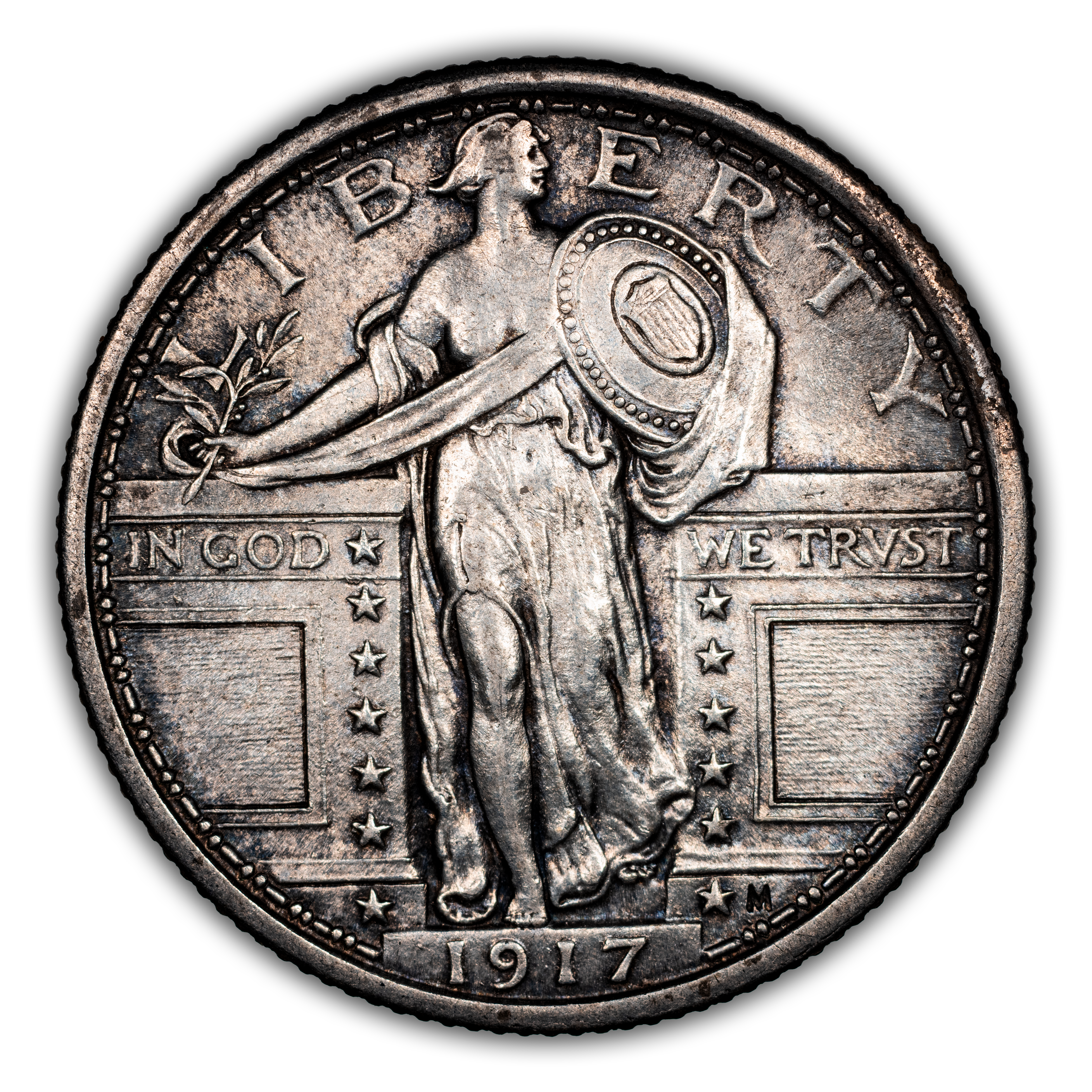 1917 25c Type 1 MS thumbnail 2