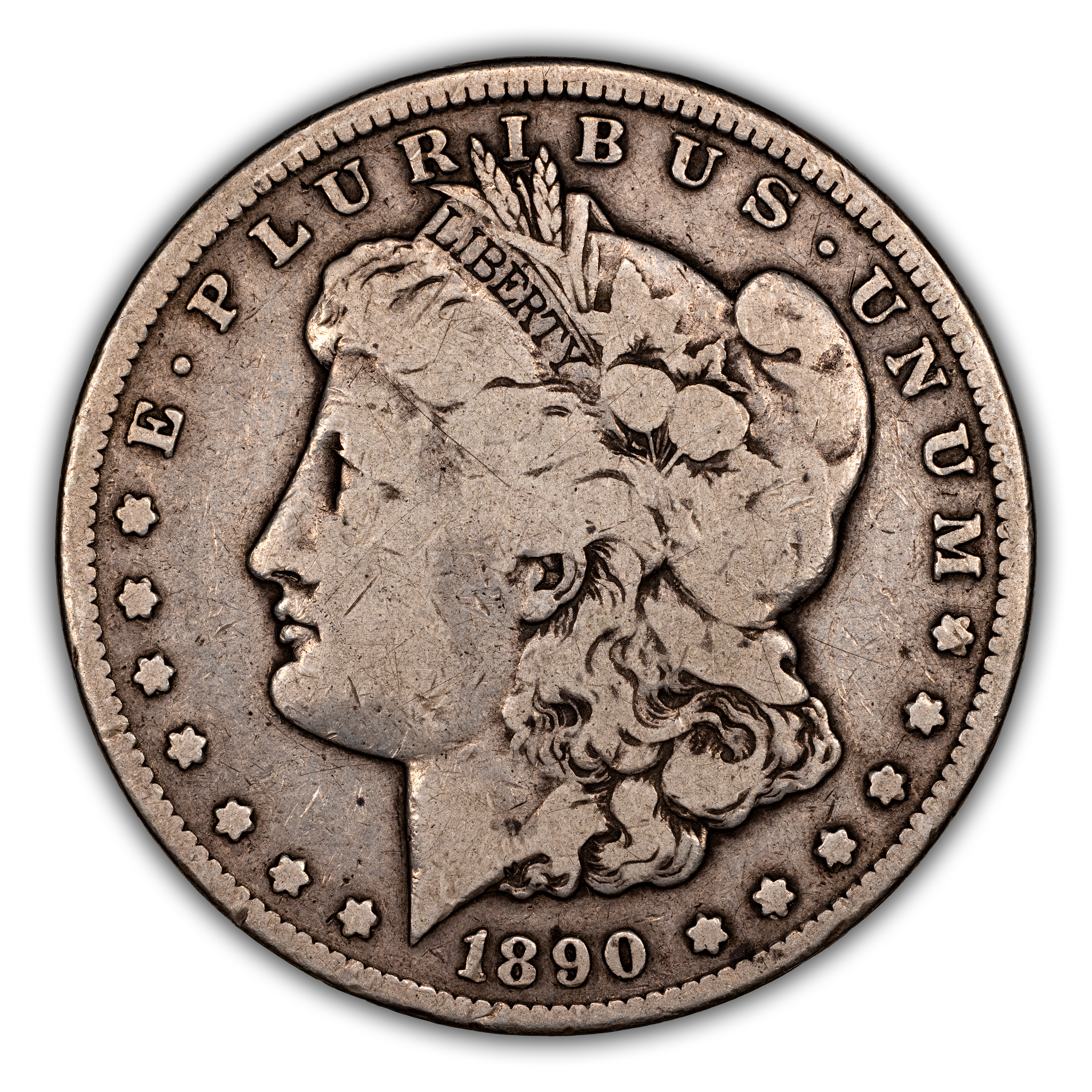 1890-CC $1  Tail Bar, VAM-4 MS thumbnail 3