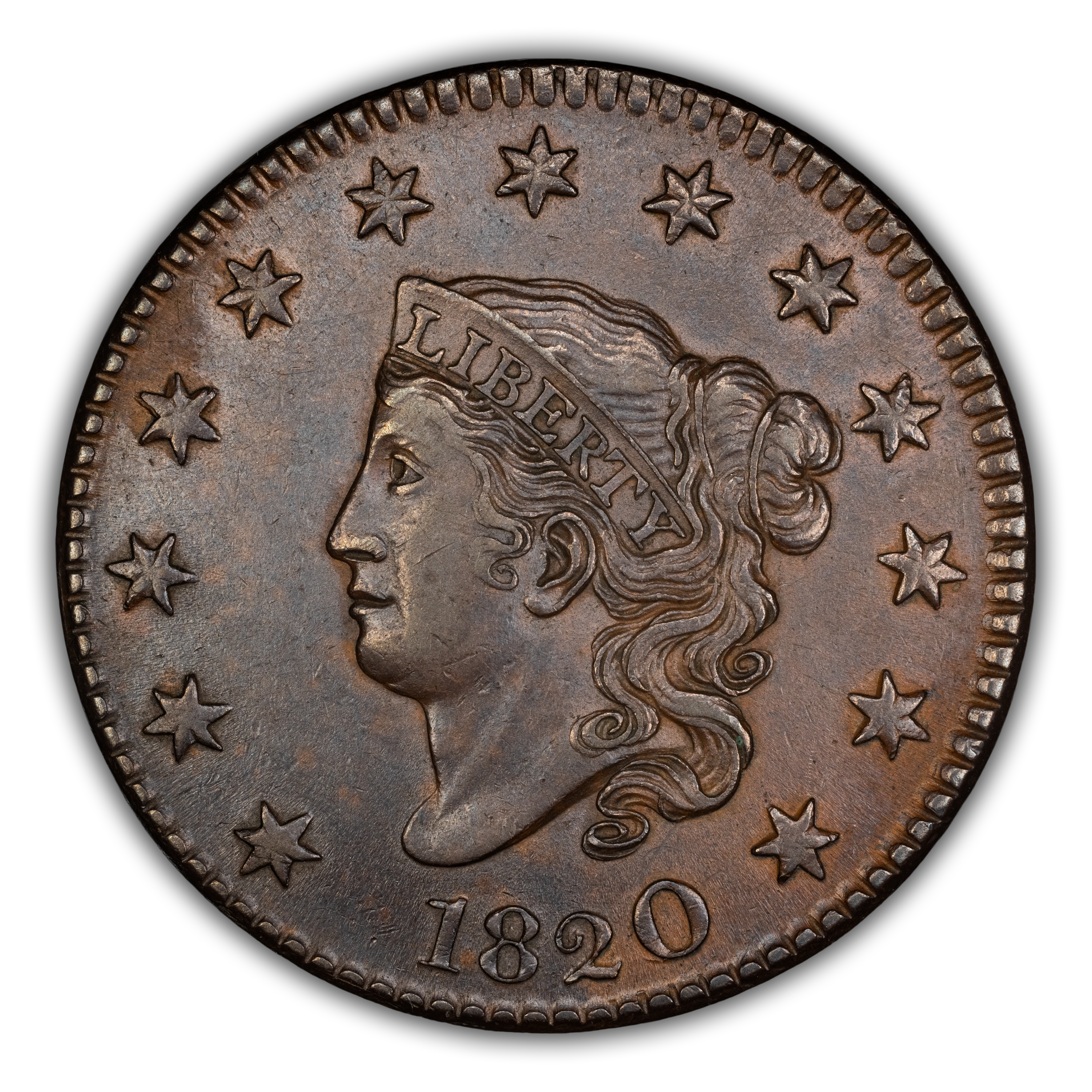 1820 1c Large Date MS BN thumbnail 6