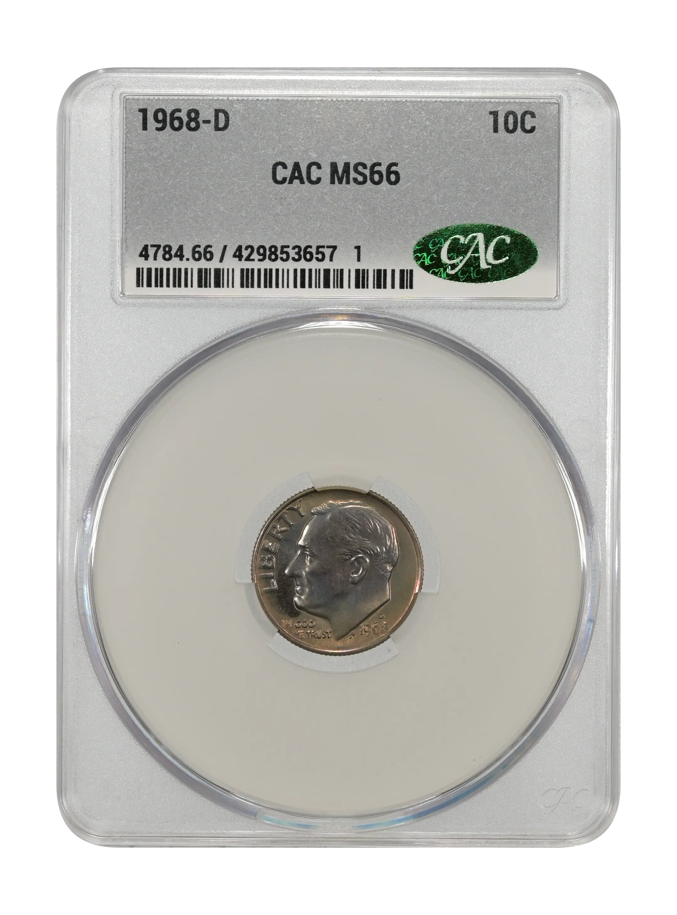 1968-D 10c MS thumbnail 9