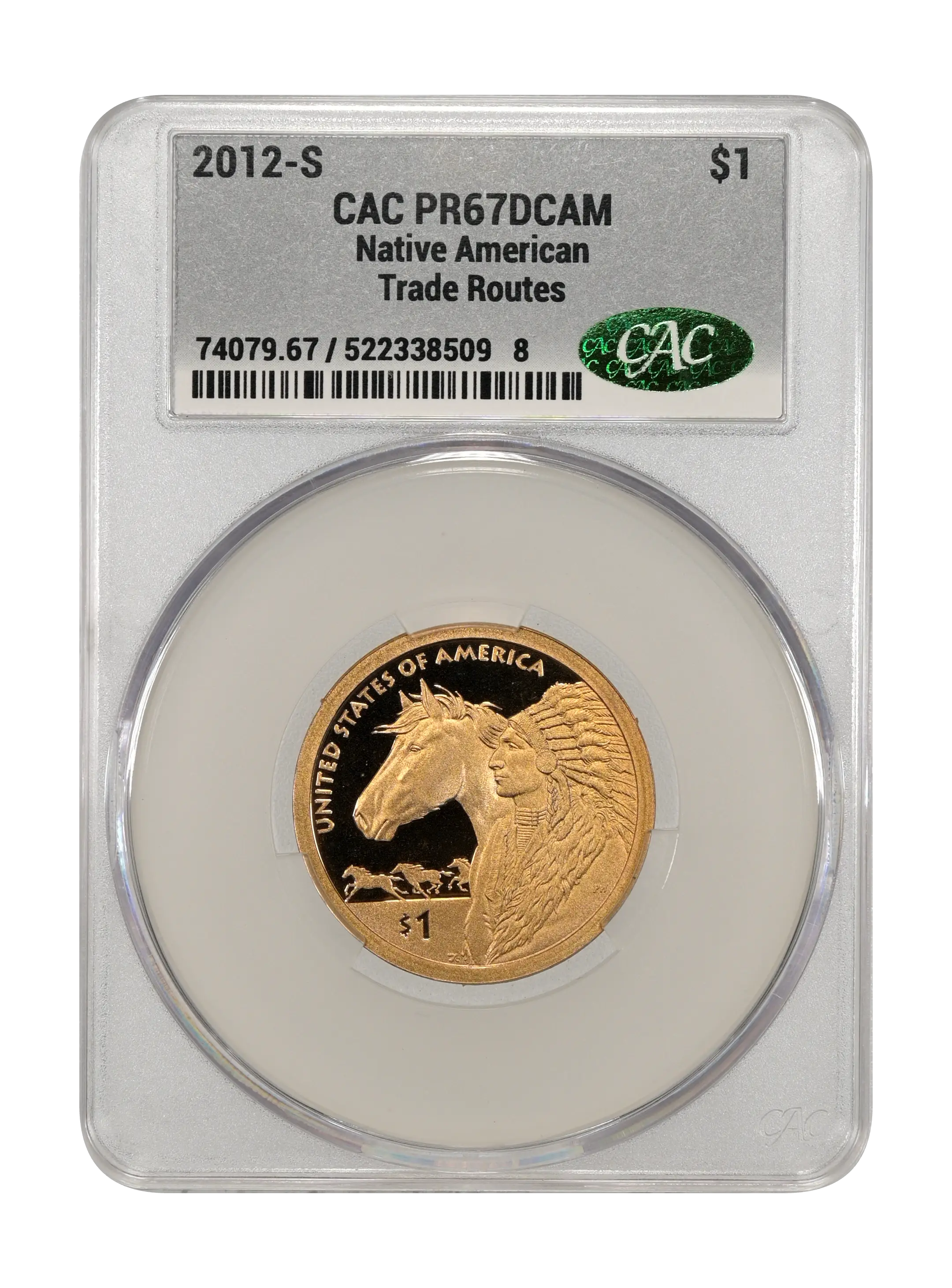 2012-S $1  Native American, Trade Routes PR DCAM thumbnail 3