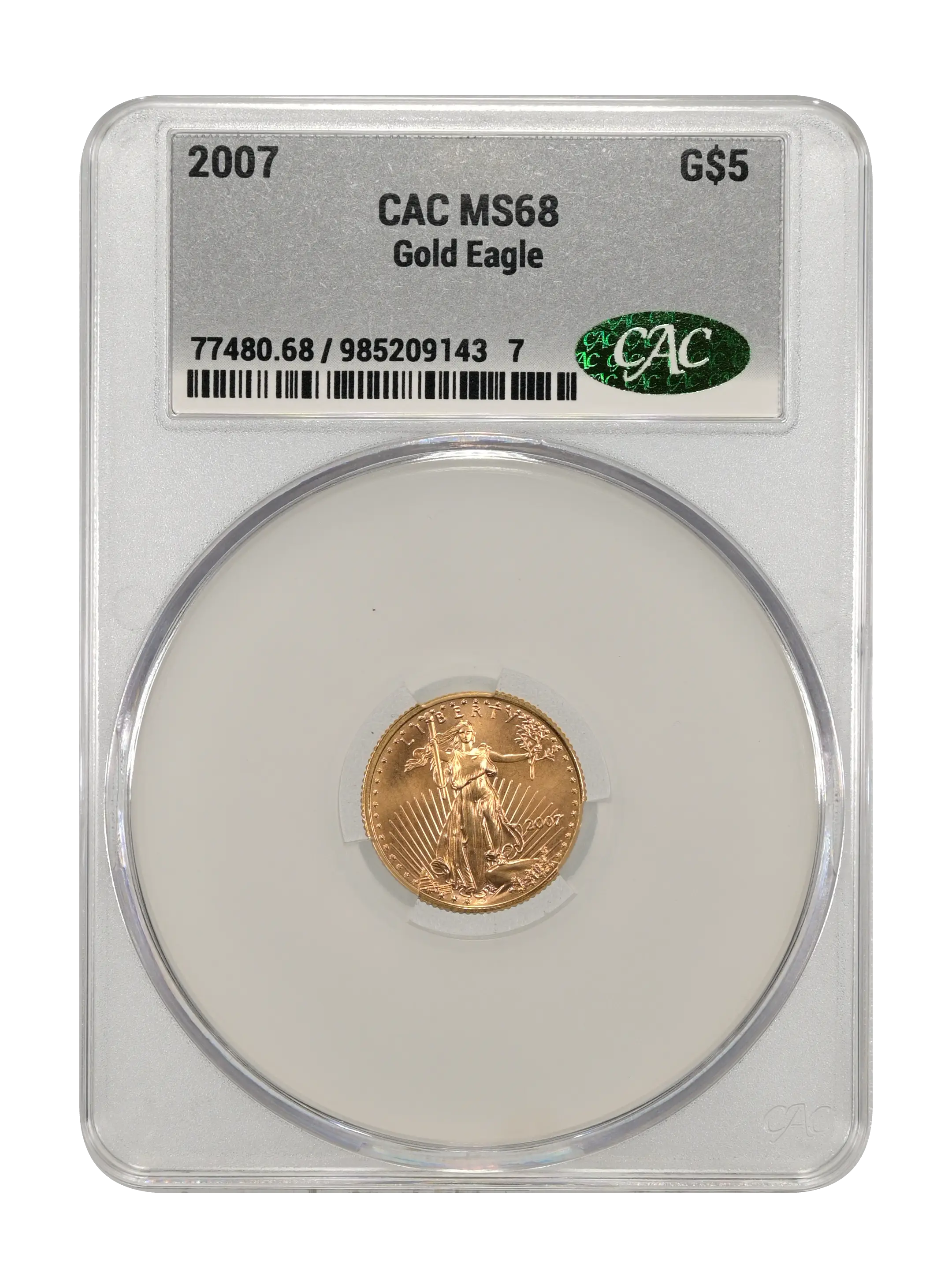 2007 $5  Gold Eagle MS thumbnail 10