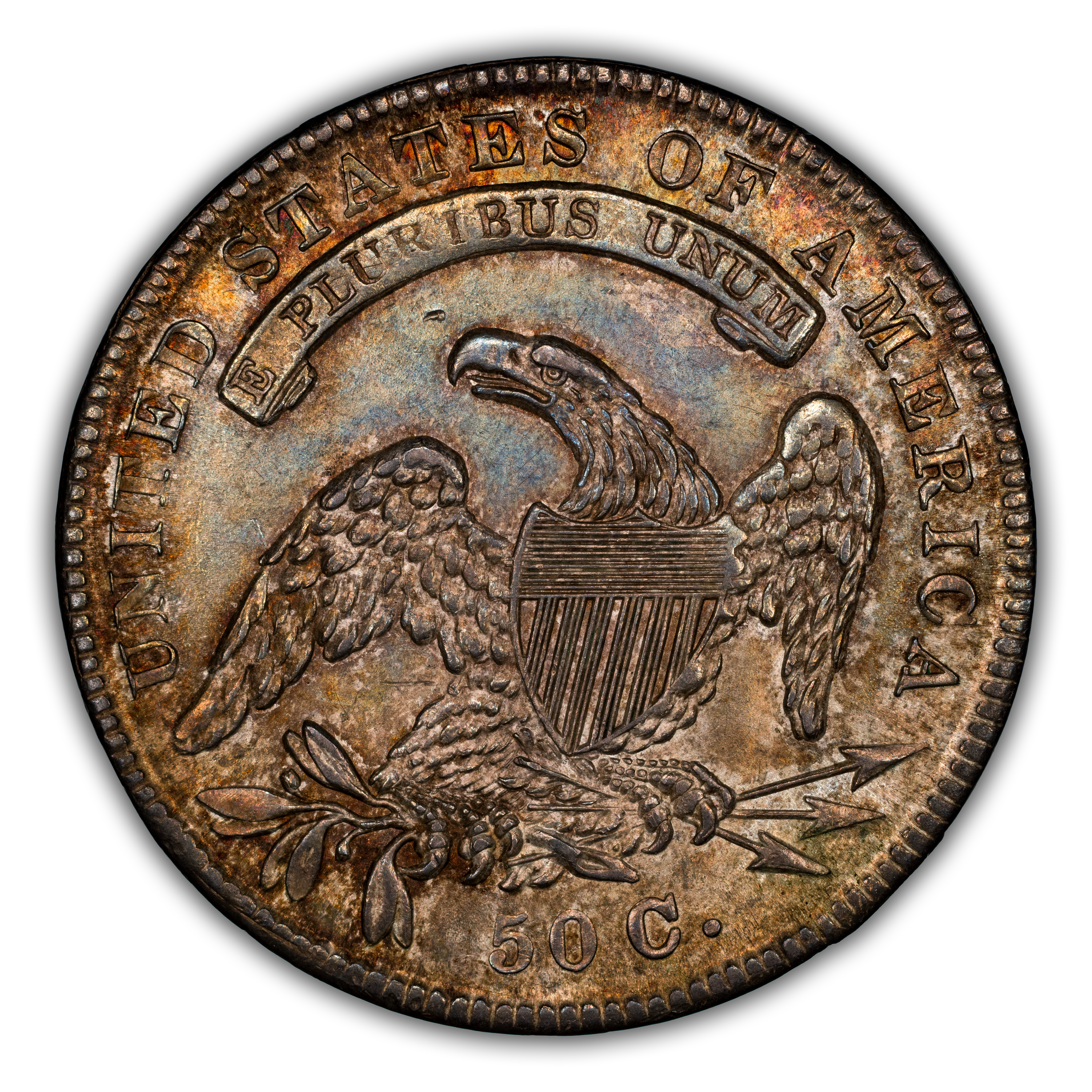 1834 50c Small Date, Small Letters, O-113 MS thumbnail 8