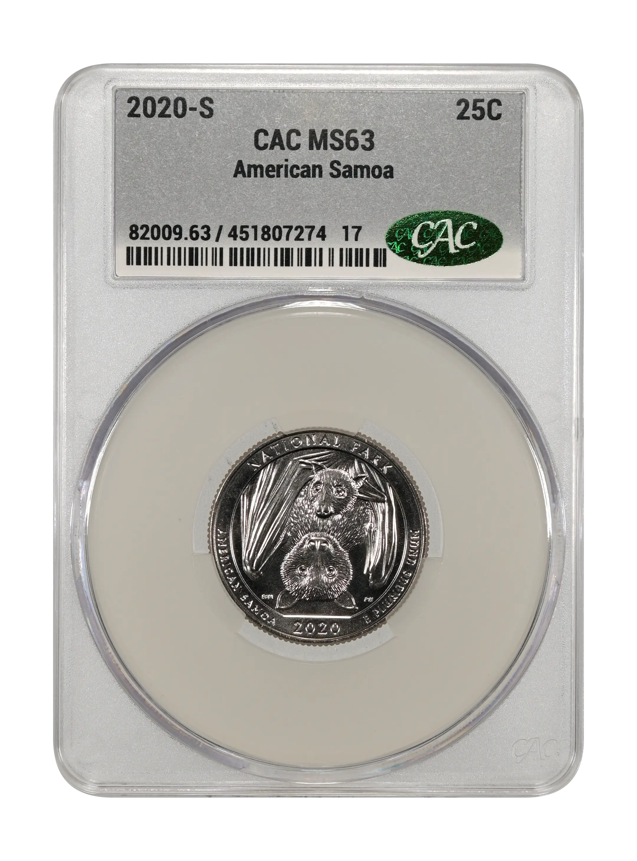 2020-S 25c American Samoa MS thumbnail 2