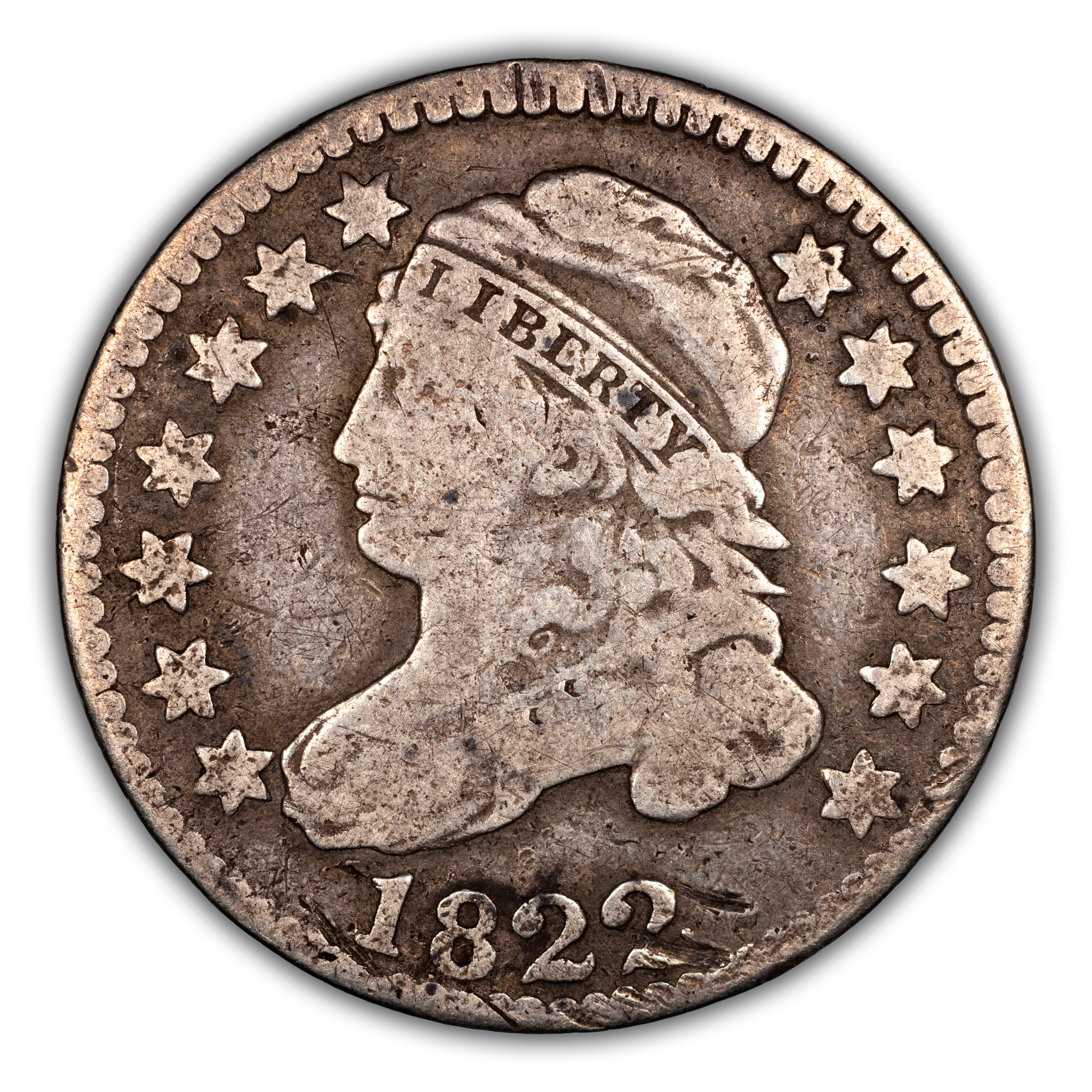 1822 10c JR-1 MS thumbnail 3