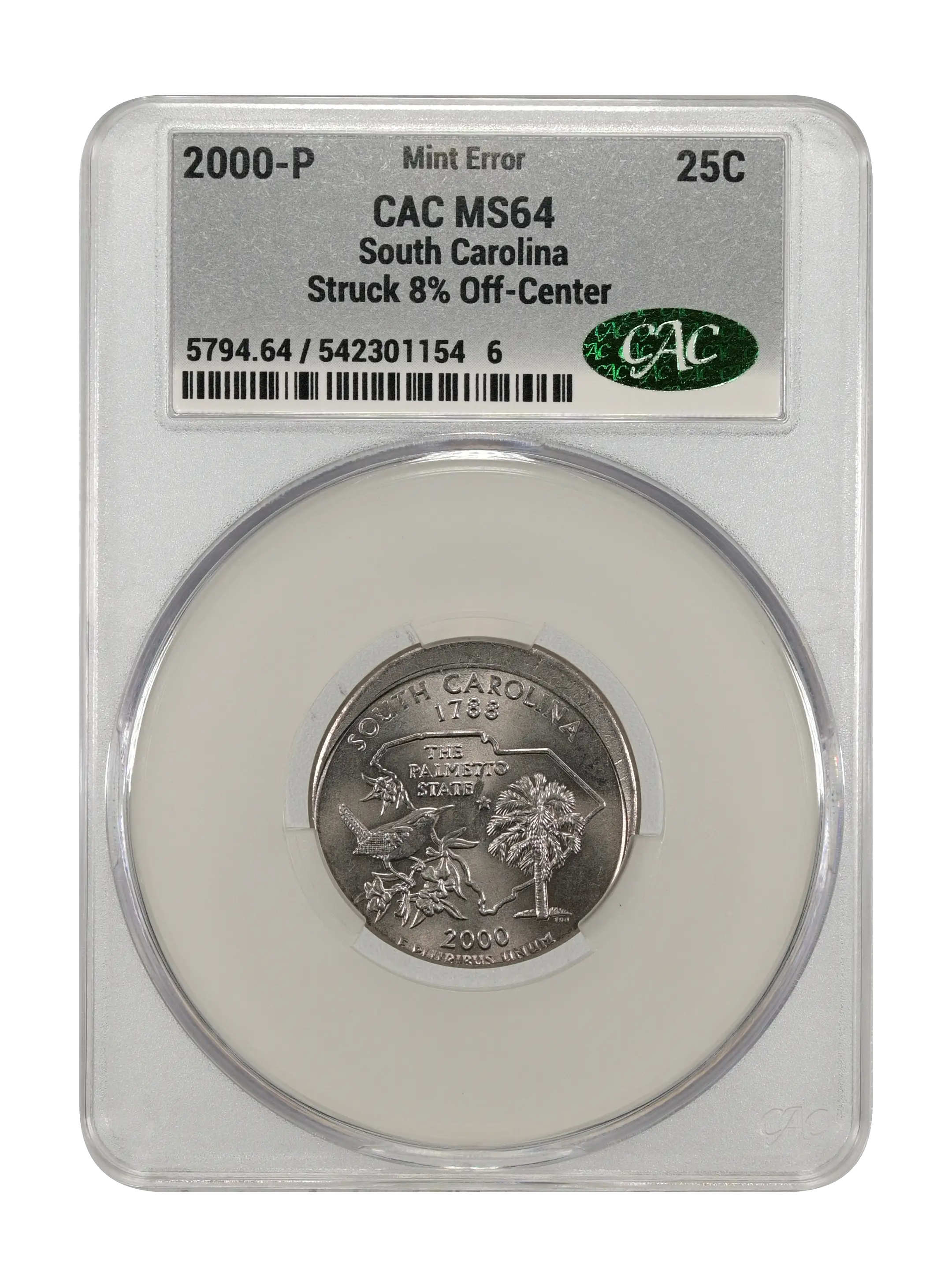 2000-P 25c South Carolina MS thumbnail 13