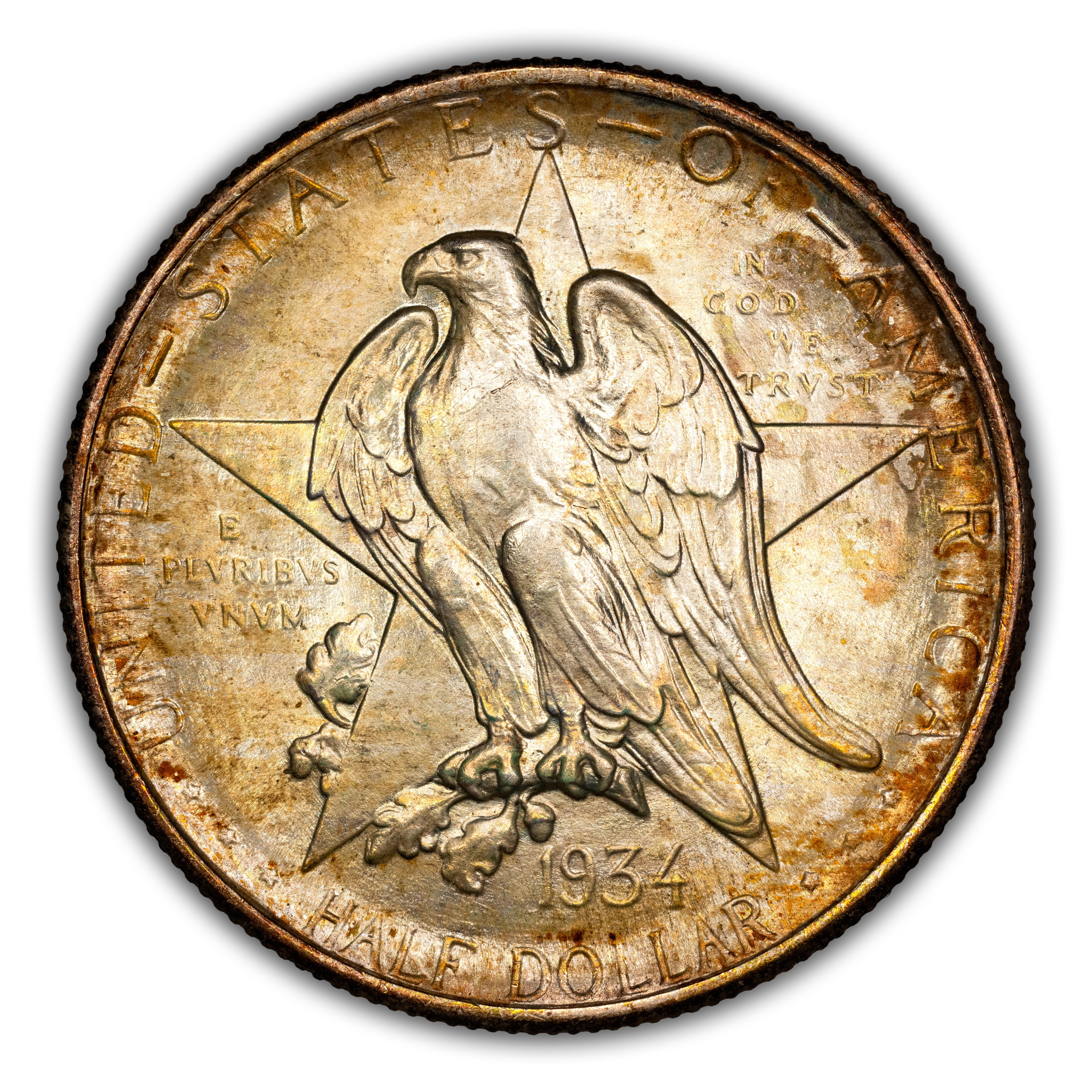 1934 50c Texas MS thumbnail 3