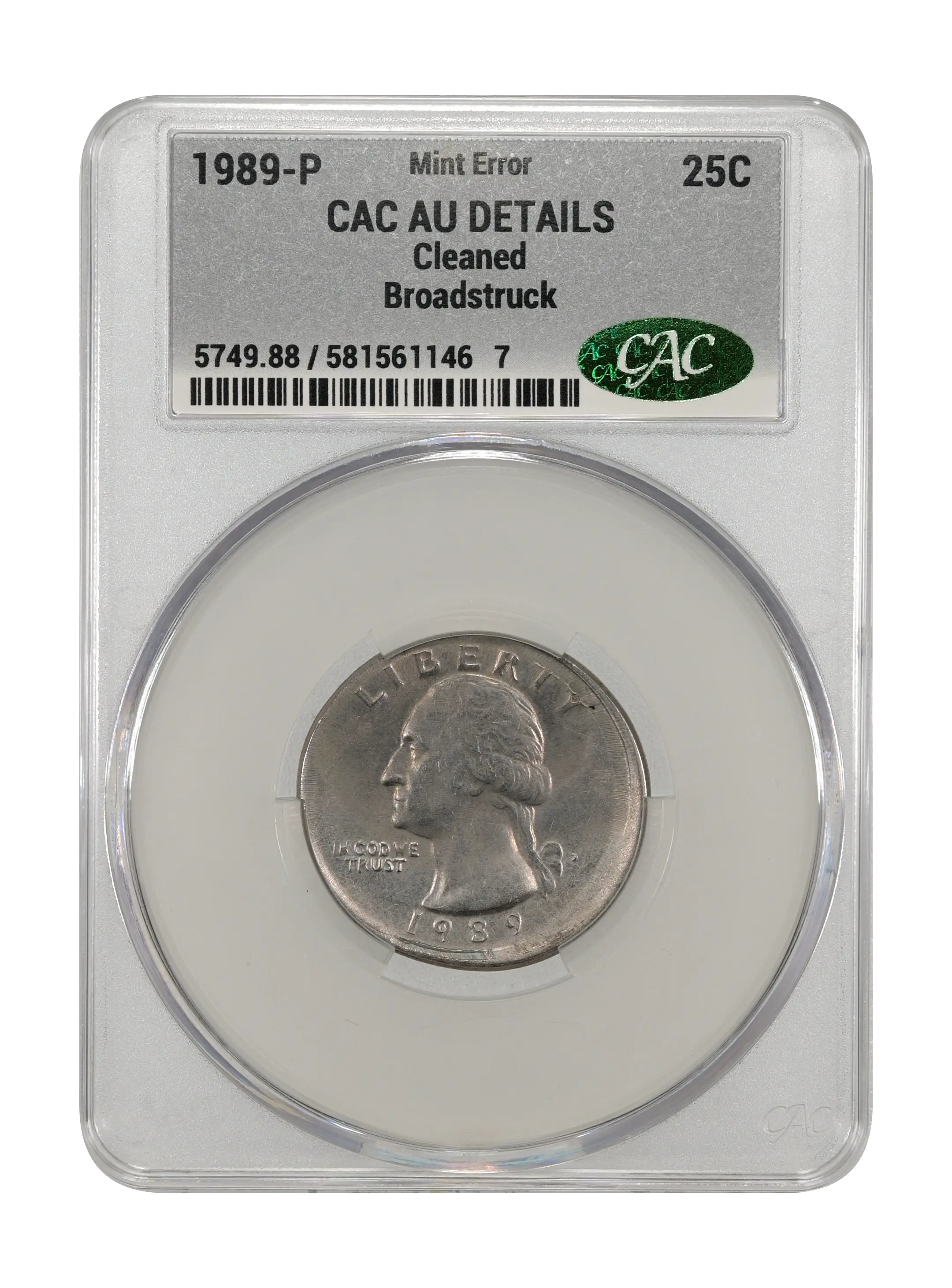1989-P 25c MS67 CAC thumbnail 11