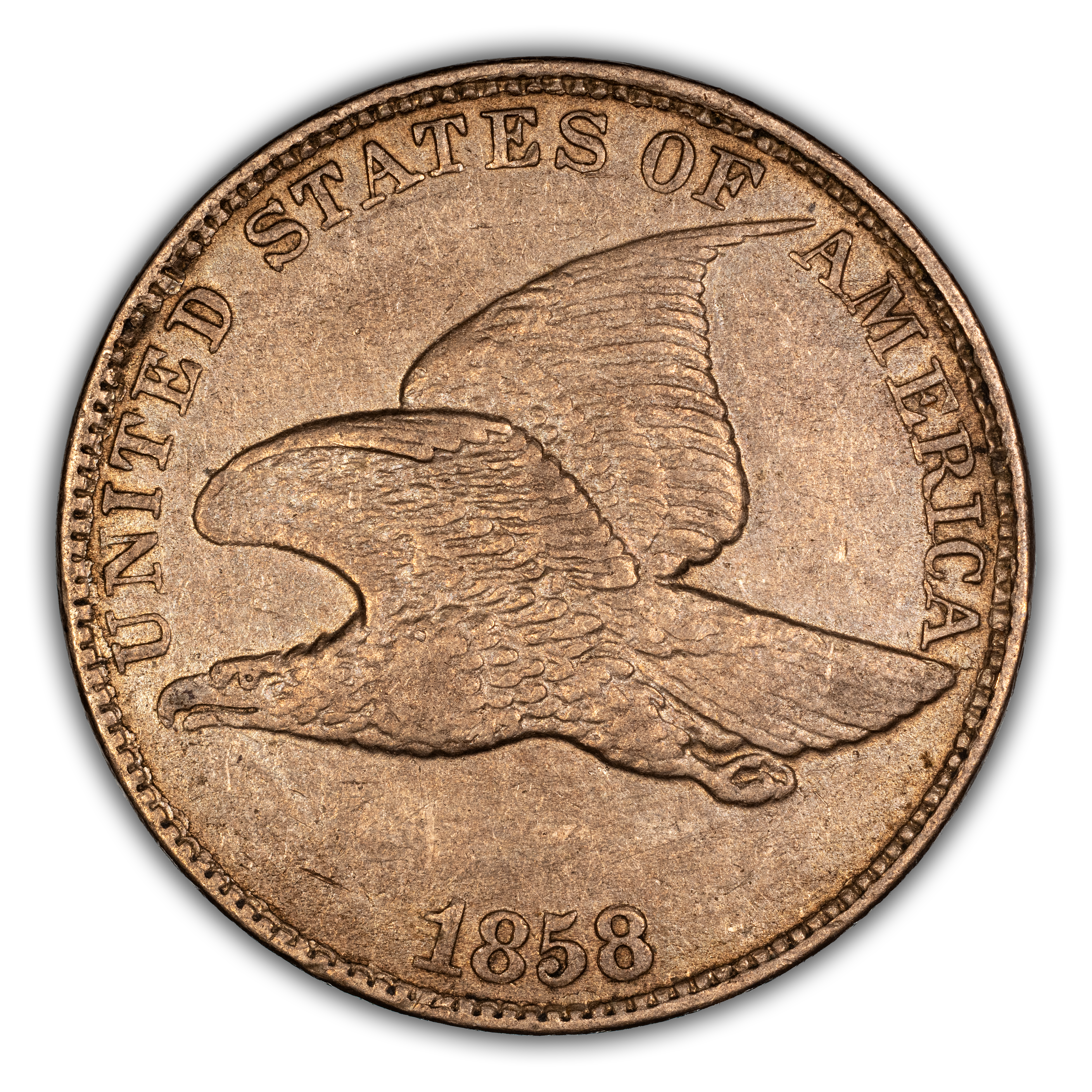 1858 1c Large Letters MS thumbnail 4