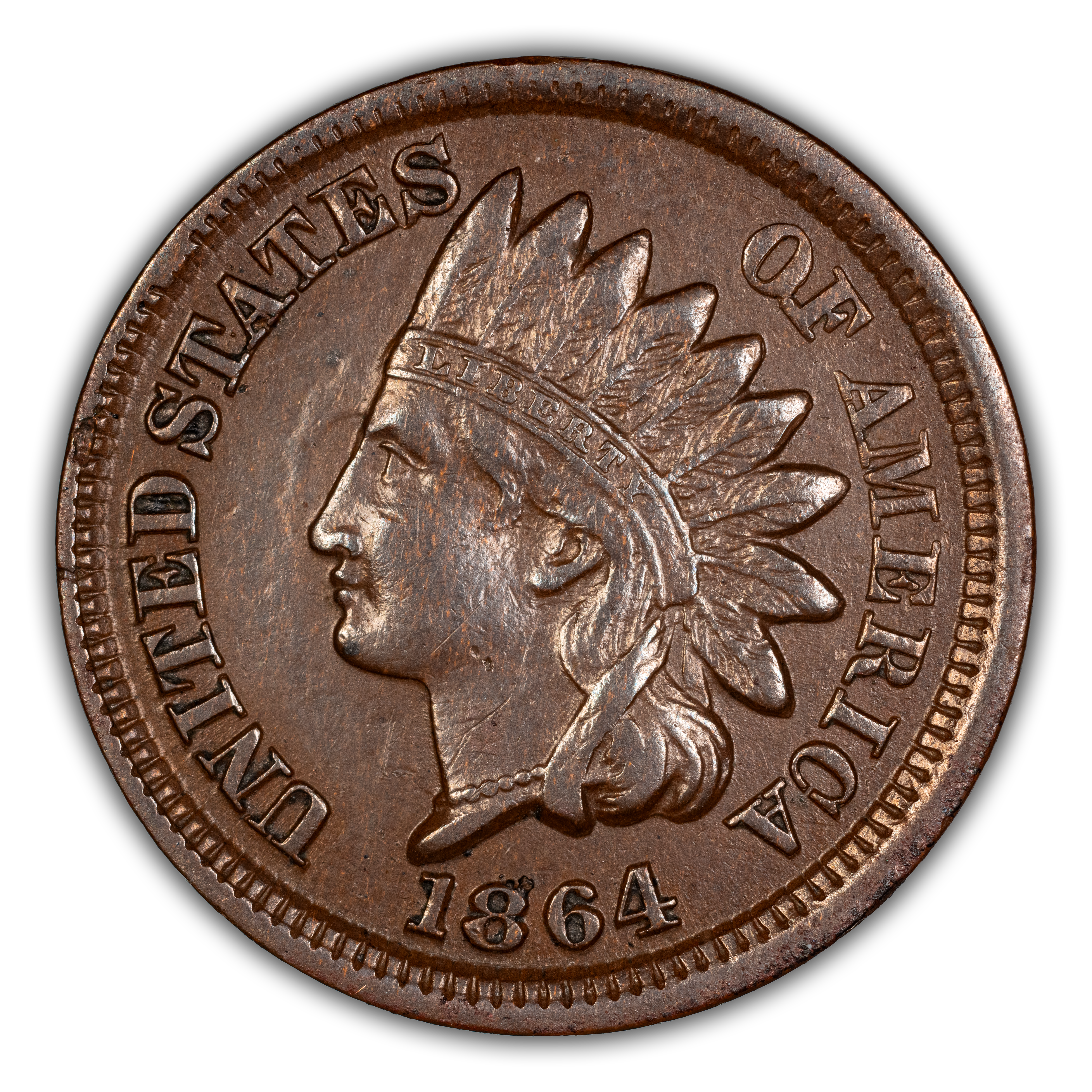 1864 1c Bronze MS BN thumbnail 3