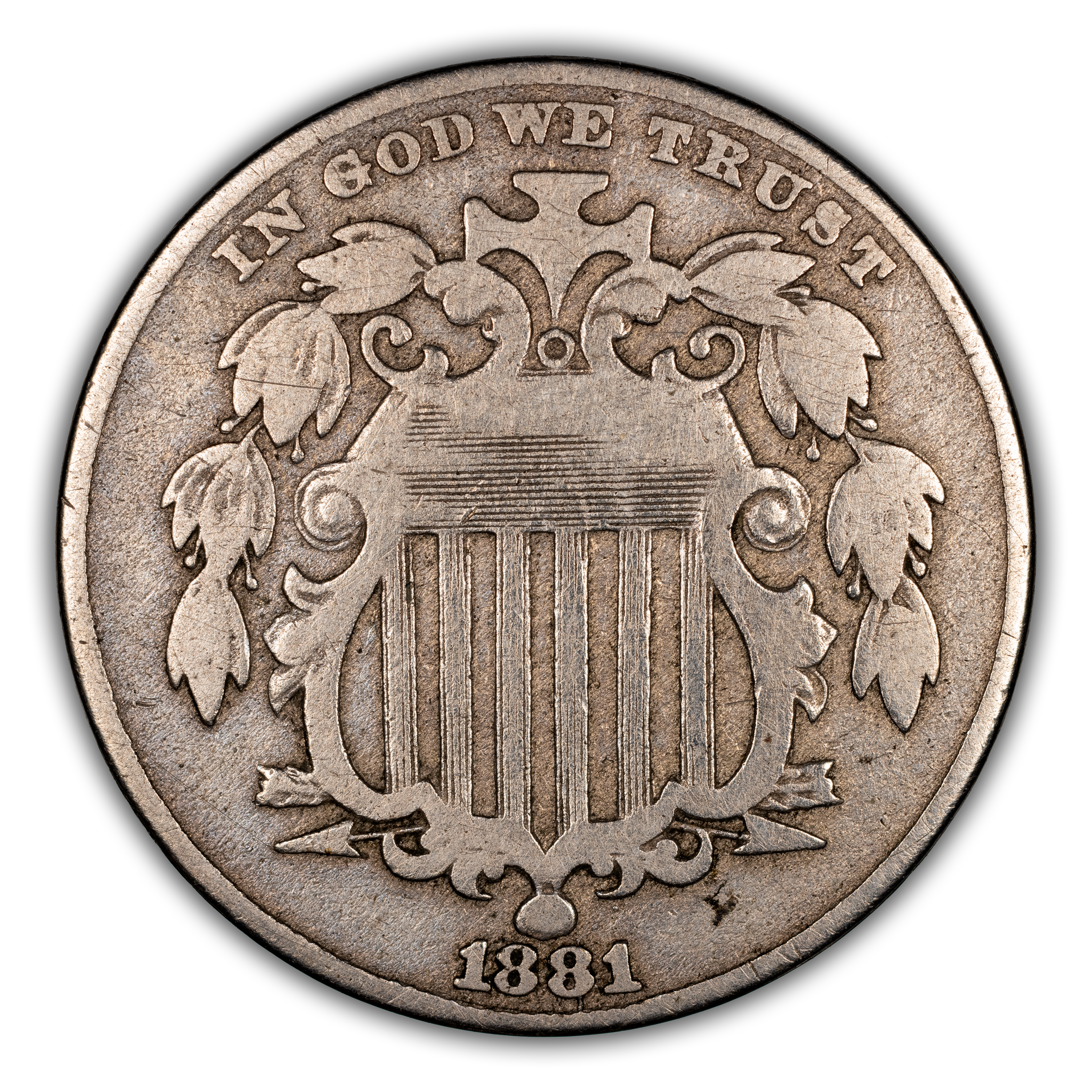 1881 5c VF20 CAC thumbnail 3