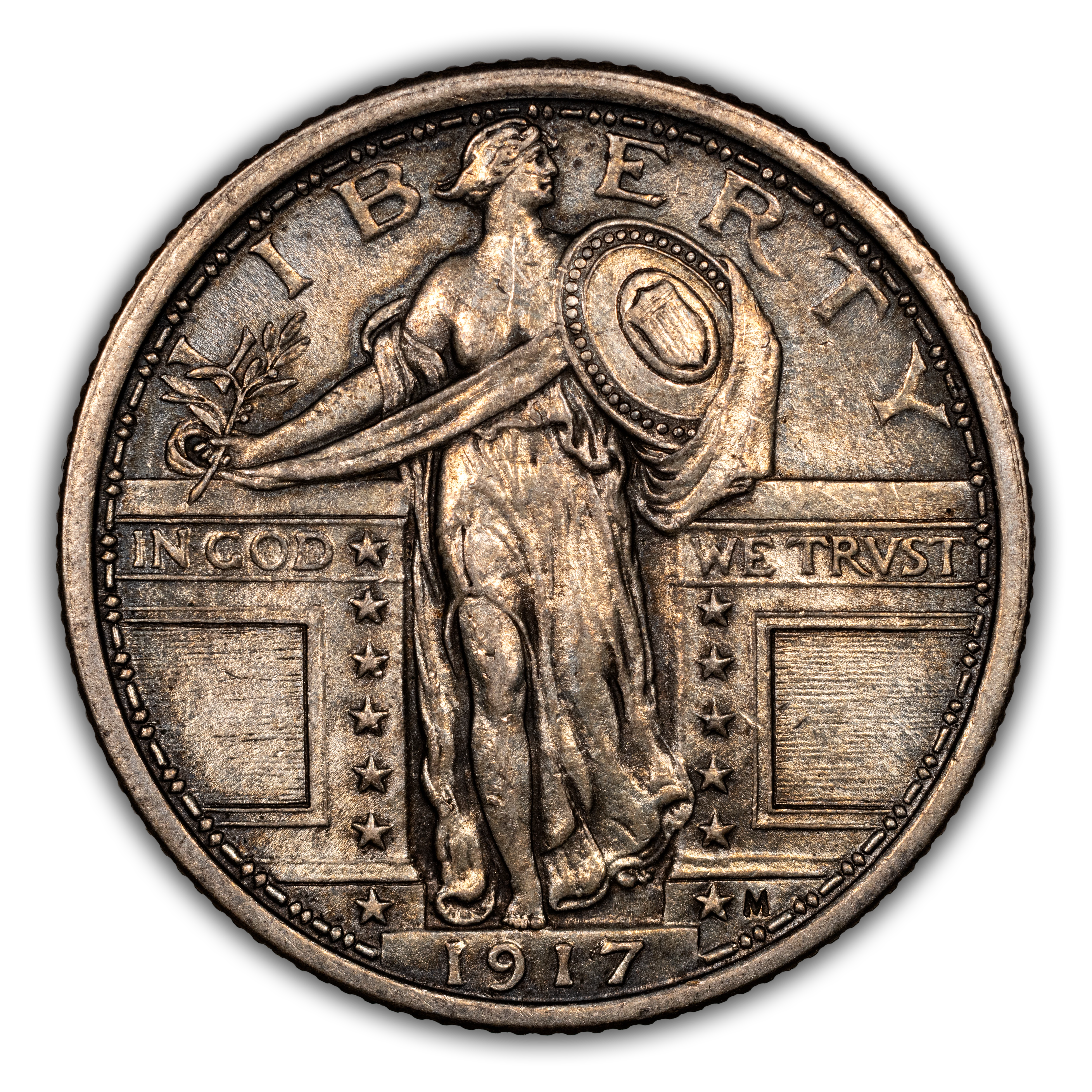 1917 25c Type 1 MS thumbnail 2